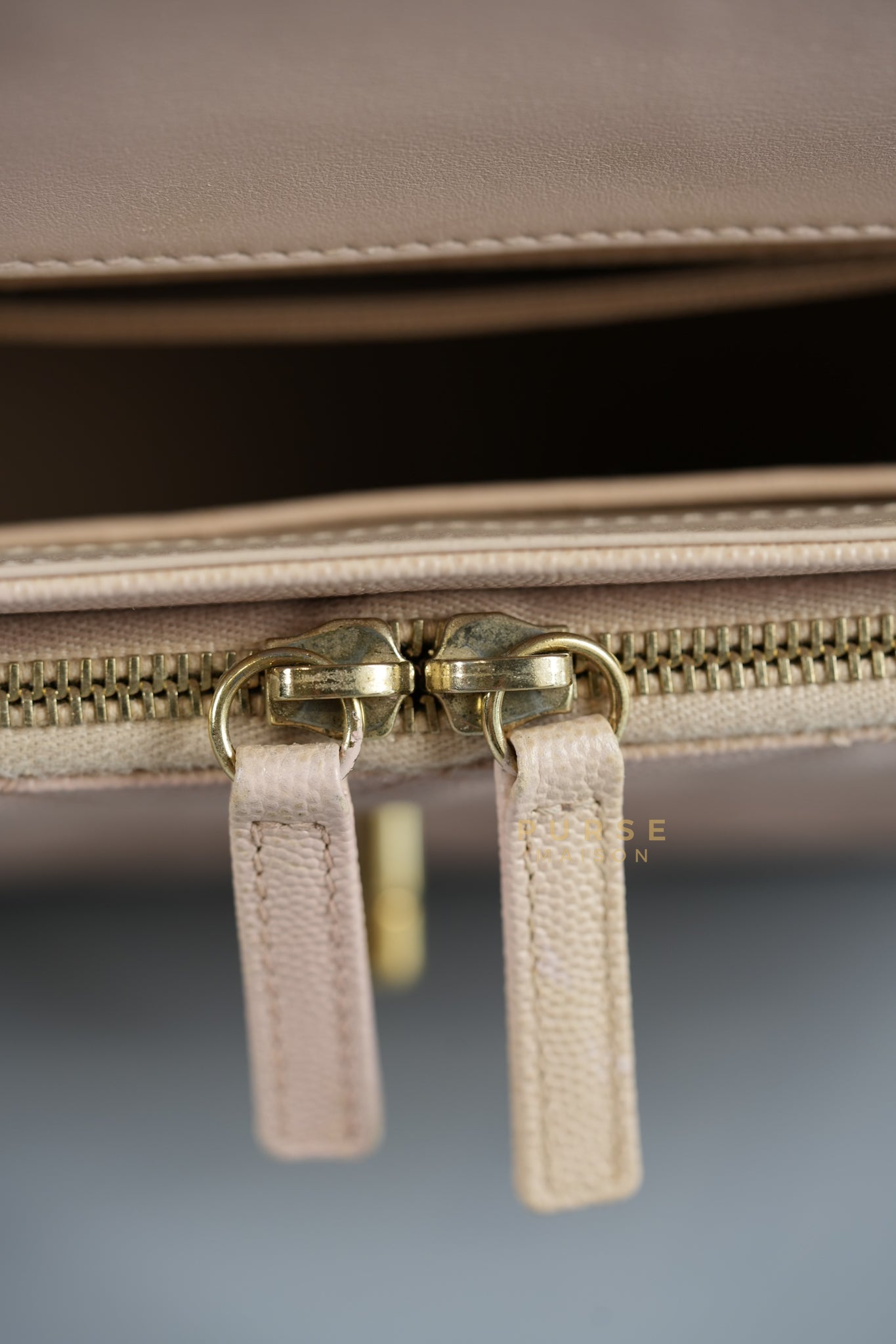 Business Affinity Large in Light Pink Caviar Leather and Light Gold Hardware Series 23 | Purse Maison Luxury Bags Shop