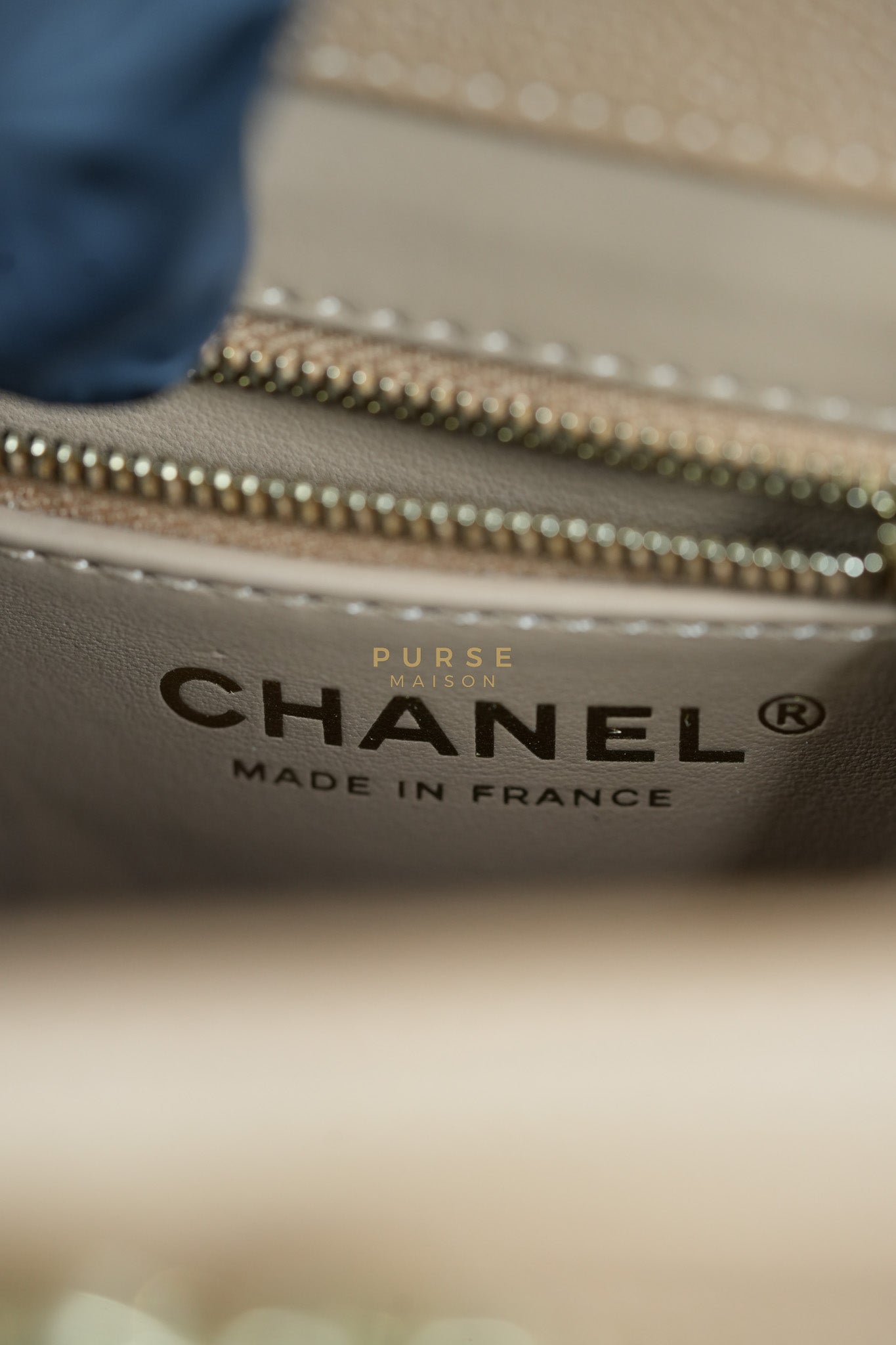 Business Affinity Medium Caramel in Caviar Leather and Gold Hardware (Microchip) | Purse Maison Luxury Bags Shop