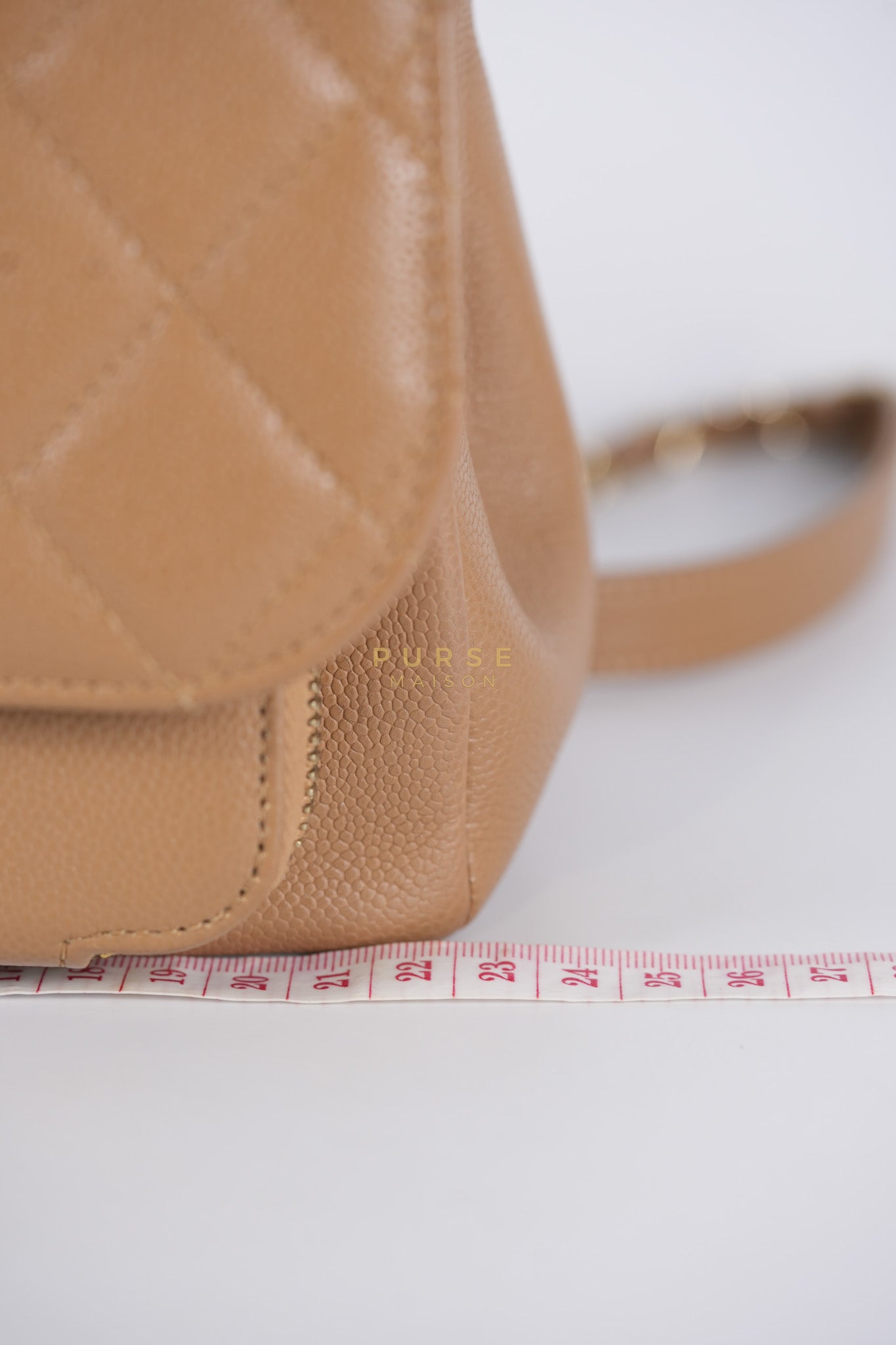 Business Affinity Medium Caramel in Caviar Leather and Gold Hardware (Microchip) | Purse Maison Luxury Bags Shop