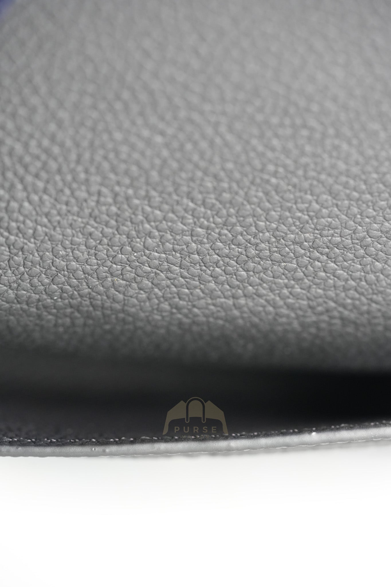 Business Card Holder in Black Monogram Empreinte Leather Microchip | Purse Maison Luxury Bags Shop