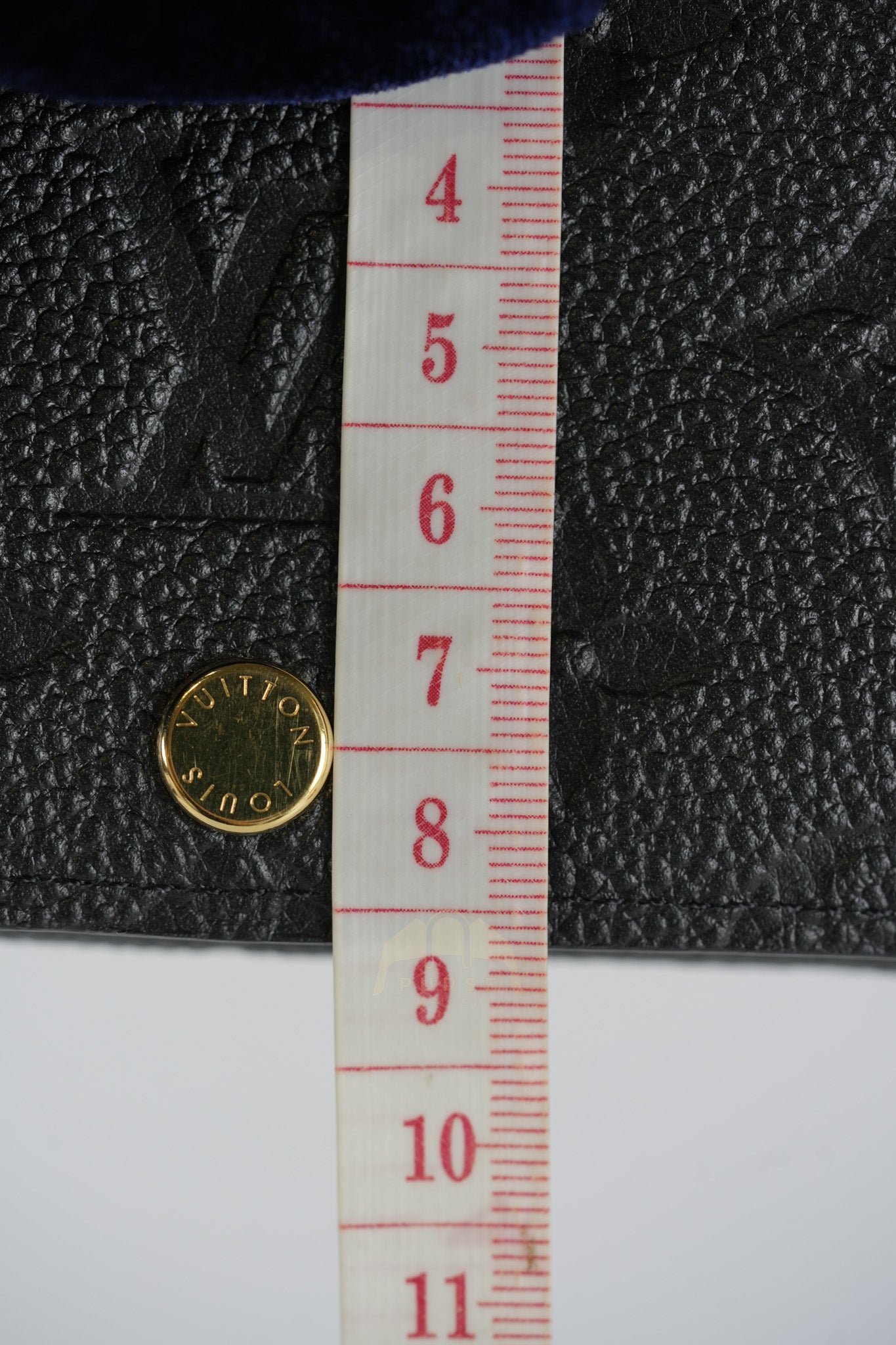 Business Card Holder in Black Monogram Empreinte Leather Microchip | Purse Maison Luxury Bags Shop