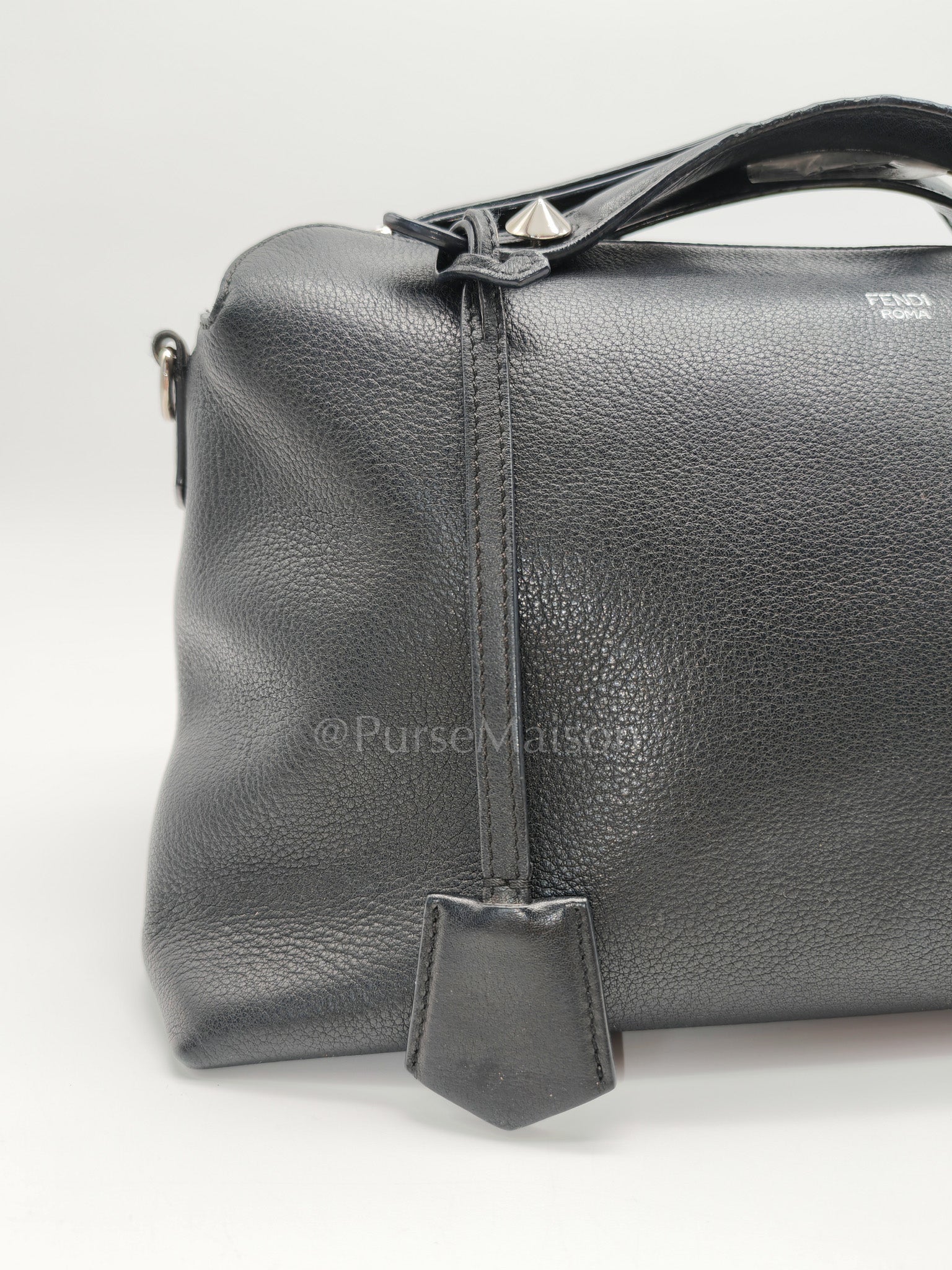 By The Way Black Medium in Black Calfskin Leather | Purse Maison Luxury Bags Shop