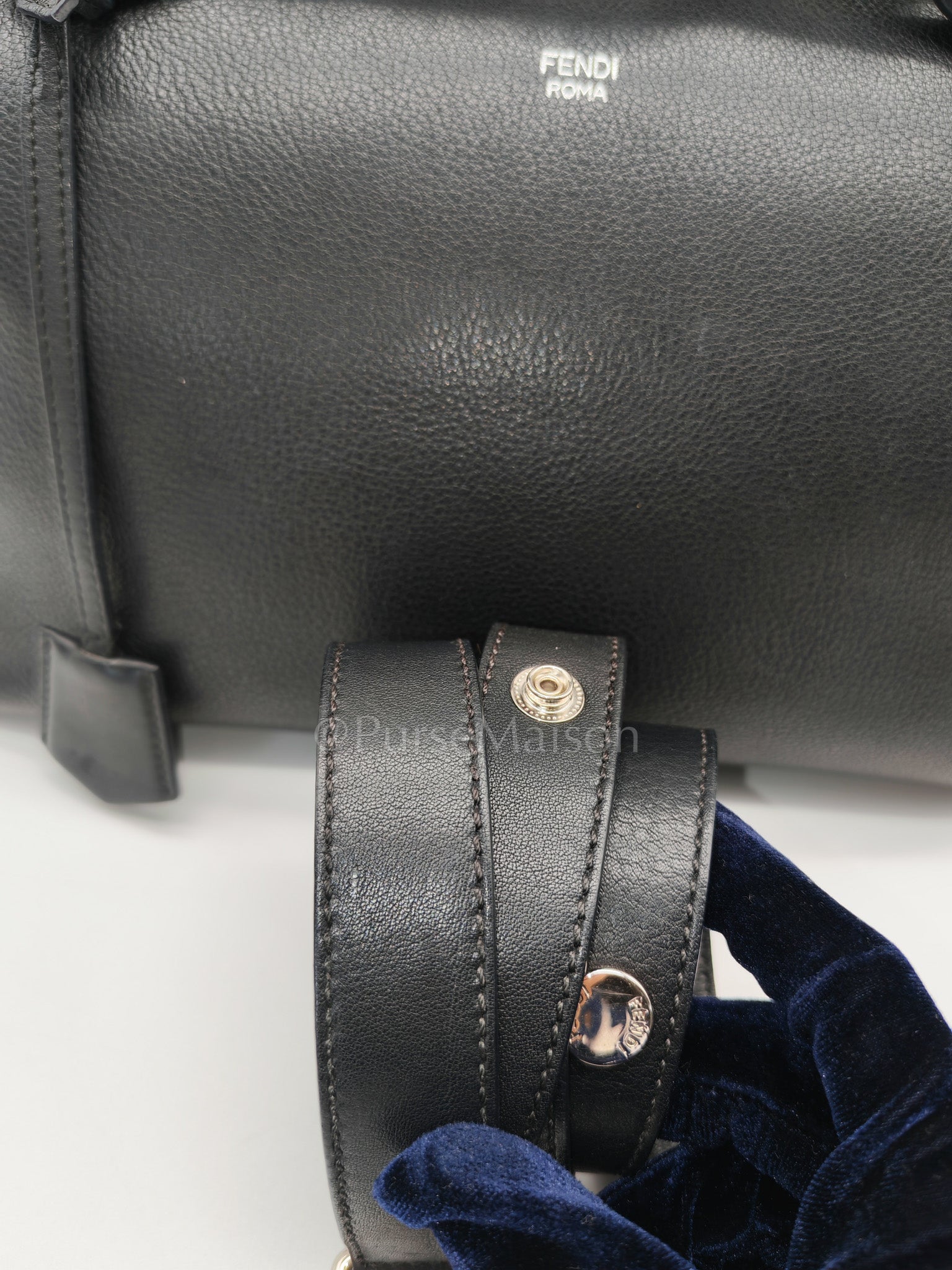 By The Way Black Medium in Black Calfskin Leather | Purse Maison Luxury Bags Shop