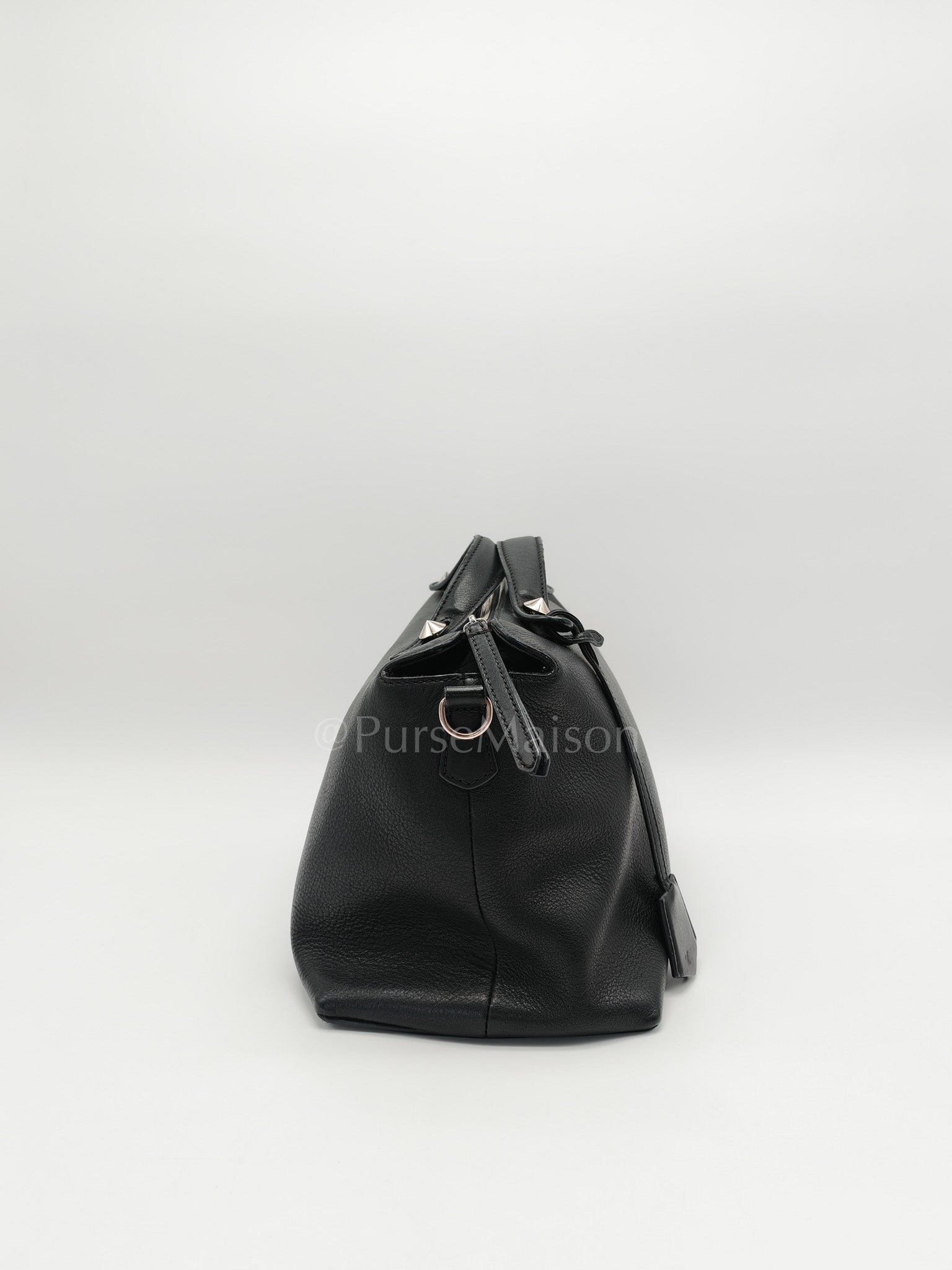 By The Way Black Medium in Black Calfskin Leather | Purse Maison Luxury Bags Shop