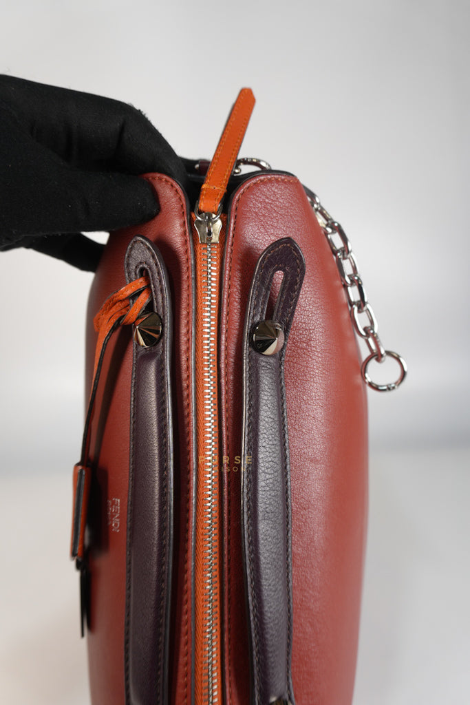By The Way Medium in Burnt Red Terracotta in Smooth Calfskin Leather | Purse Maison Luxury Bags Shop