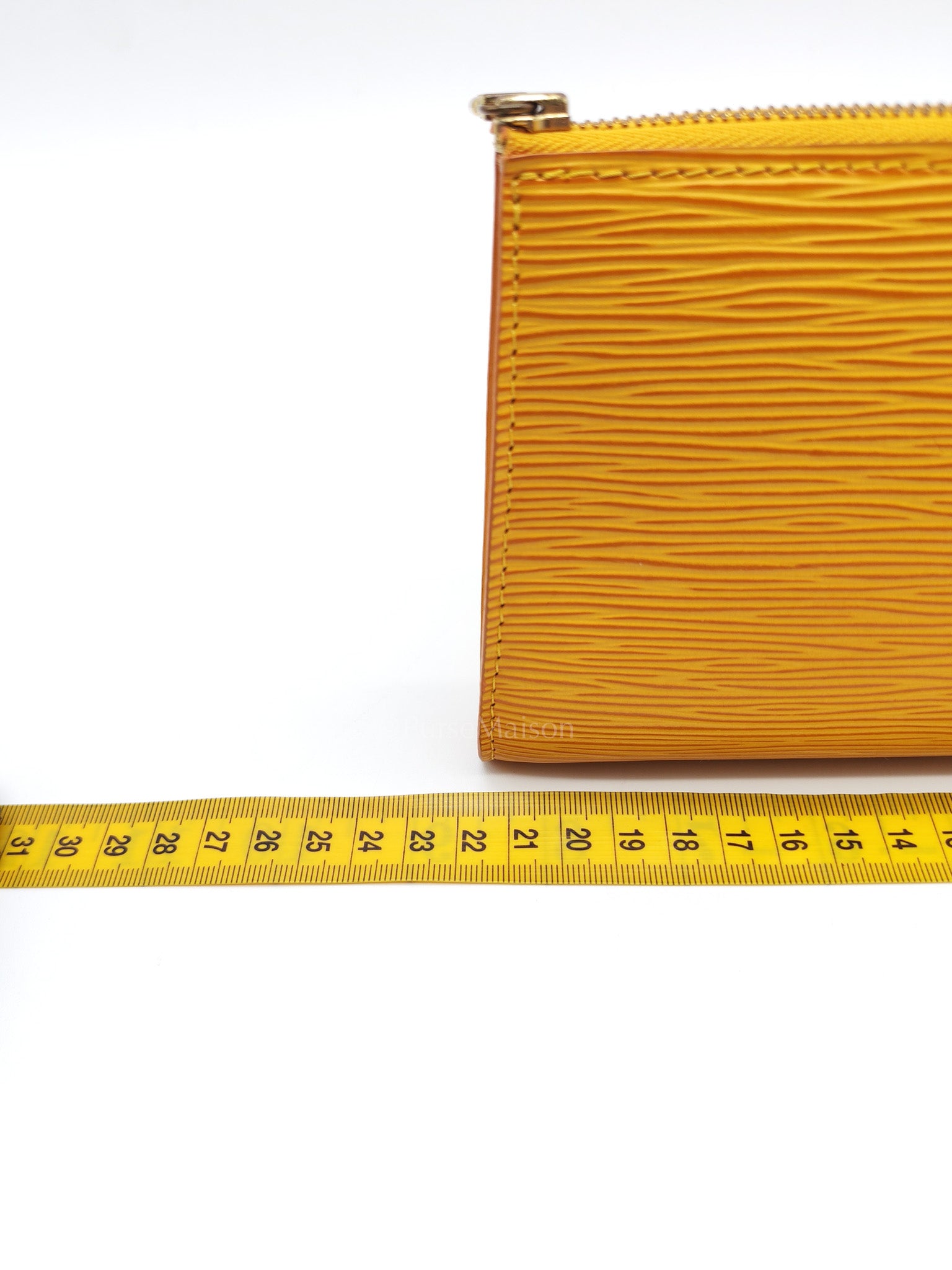 Tassil Pochette Accessoires in Yellow Epi Leather & Gold Hardware (Datecode: CA0968)