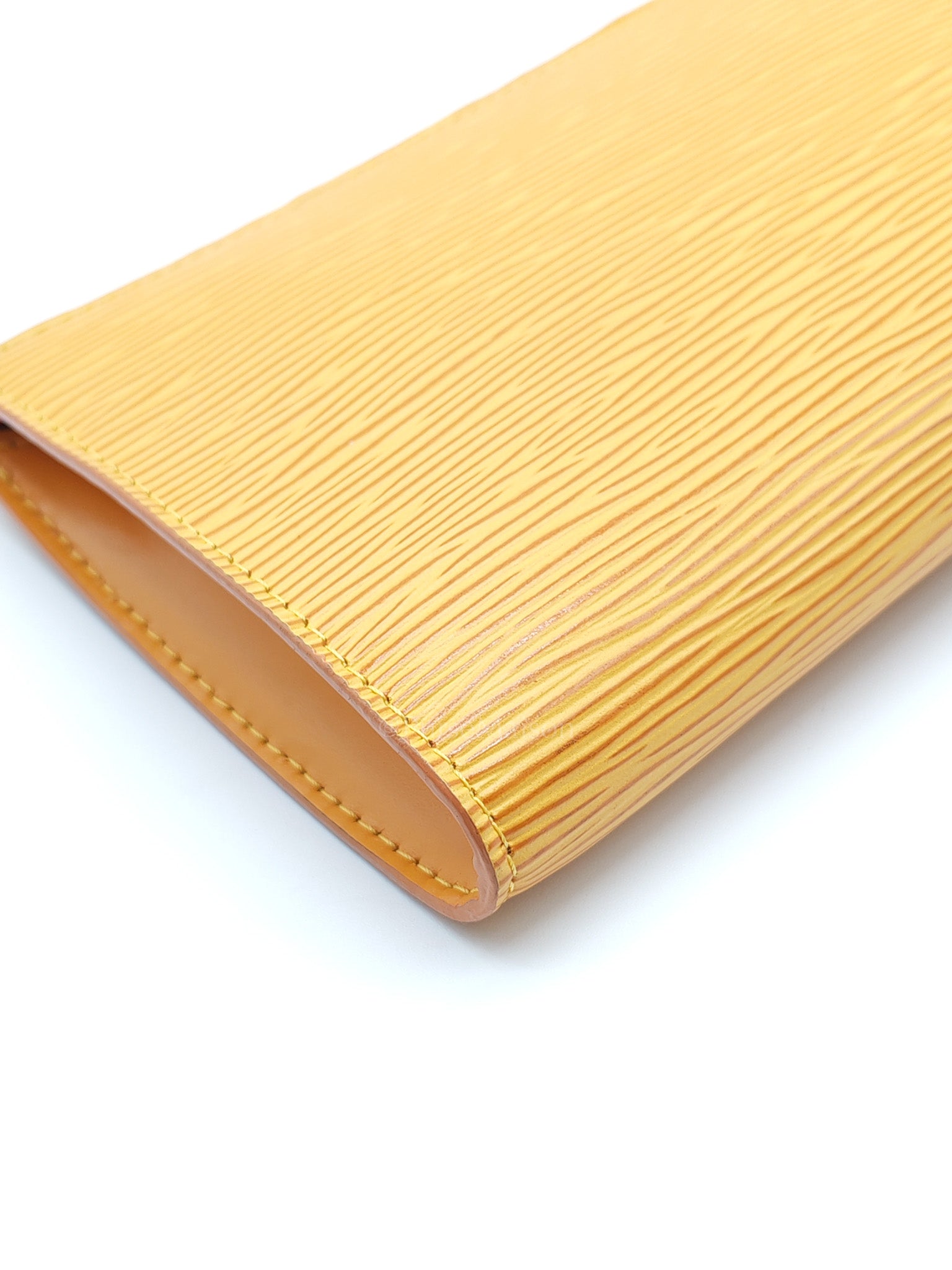 Tassil Pochette Accessoires in Yellow Epi Leather & Gold Hardware (Datecode: CA0968)