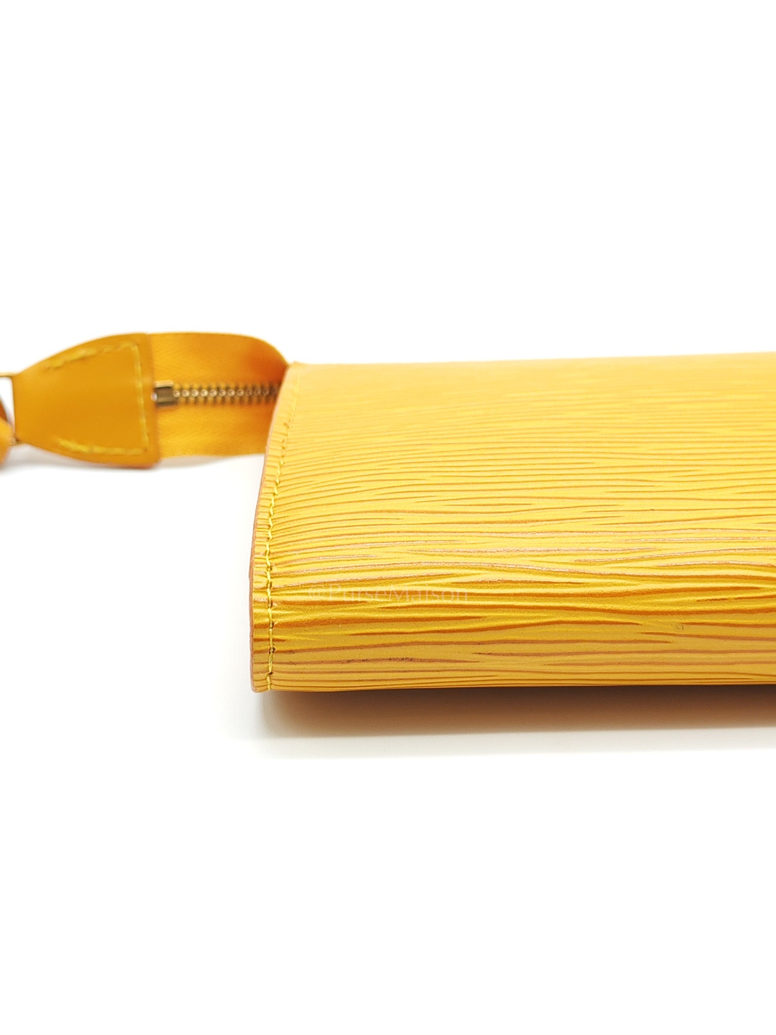 Tassil Pochette Accessoires in Yellow Epi Leather & Gold Hardware (Datecode: CA0968)