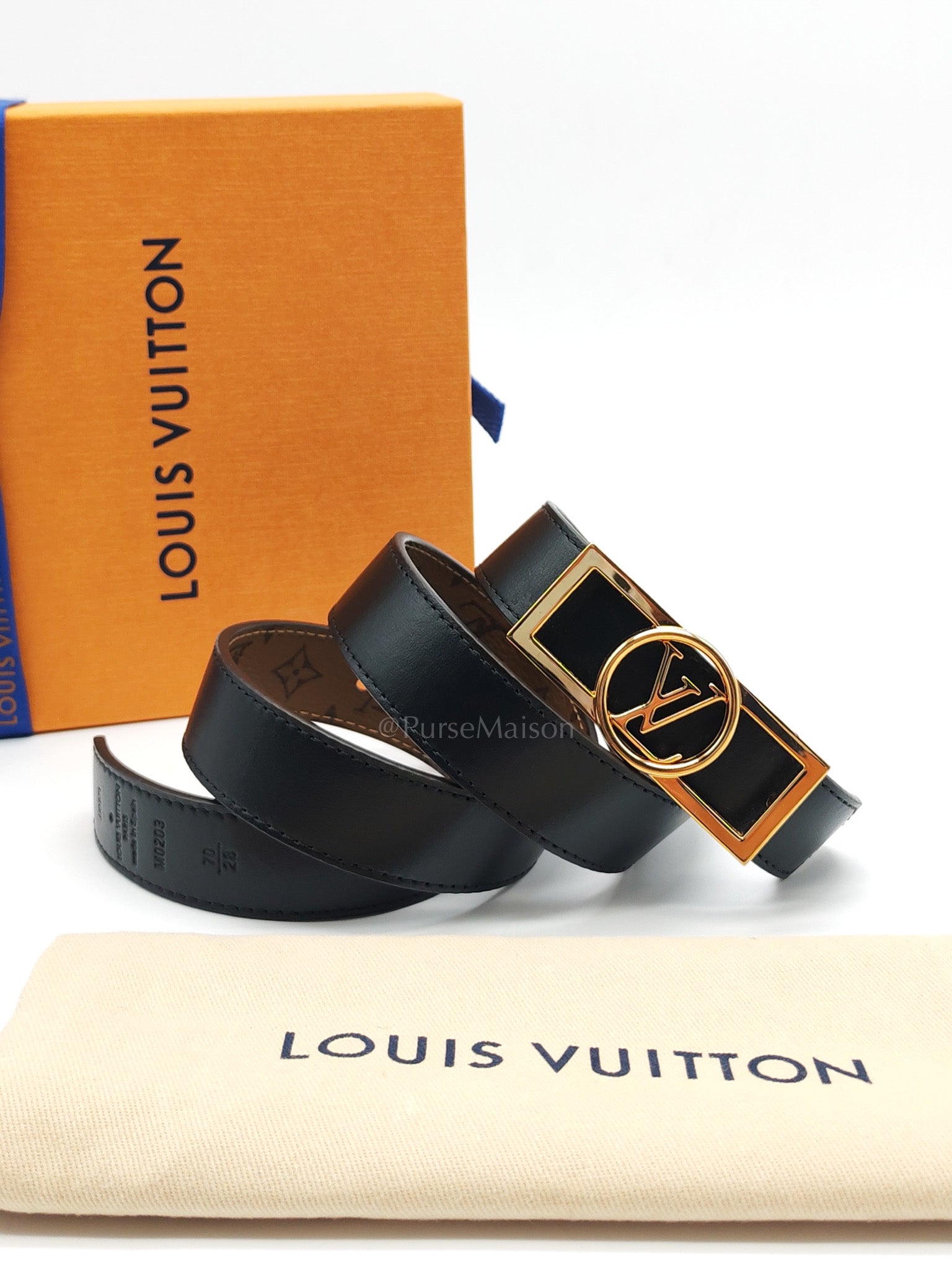 Dauphine 25mm Reversible Belt Size 70/28
