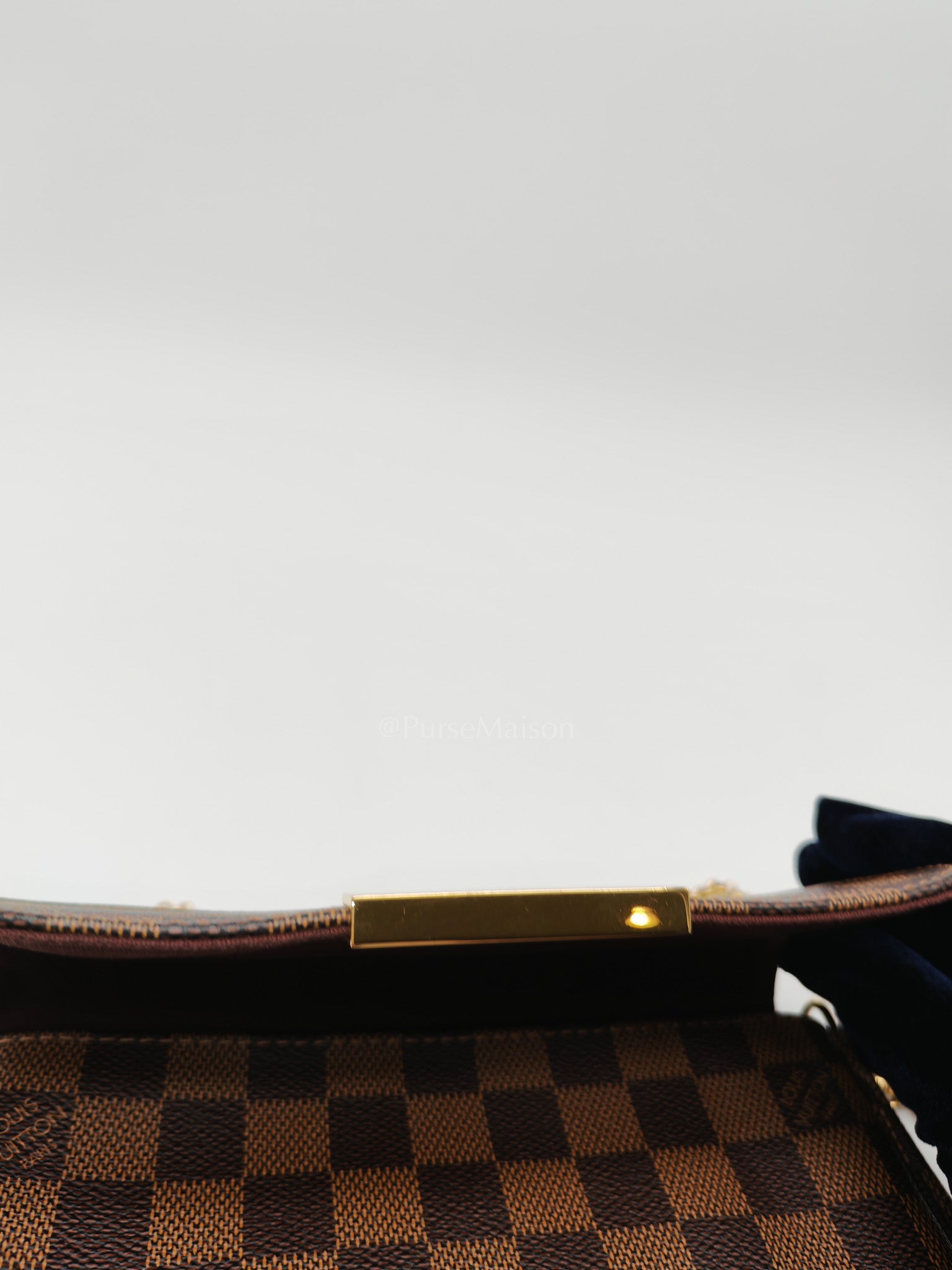 Favorite PM Pochette in Damier Ebene Canvas Shoulder Bag (Date Code: DU2124)
