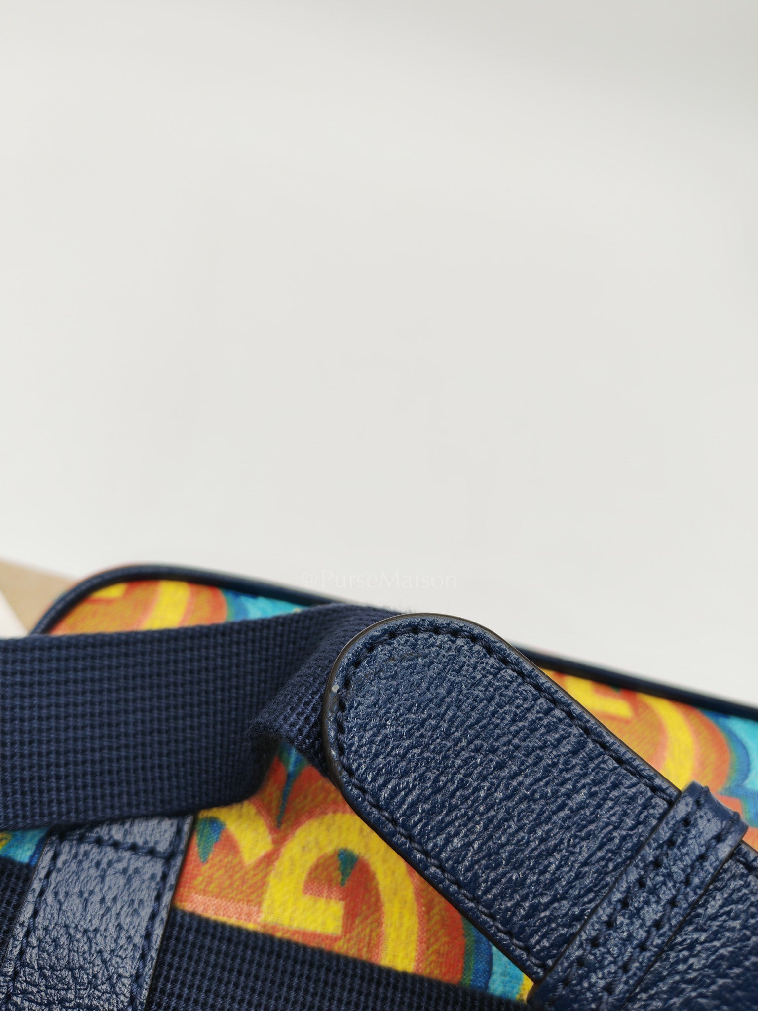 Supreme Kaleidoscope Calfskin Script Logo Belt Bag
