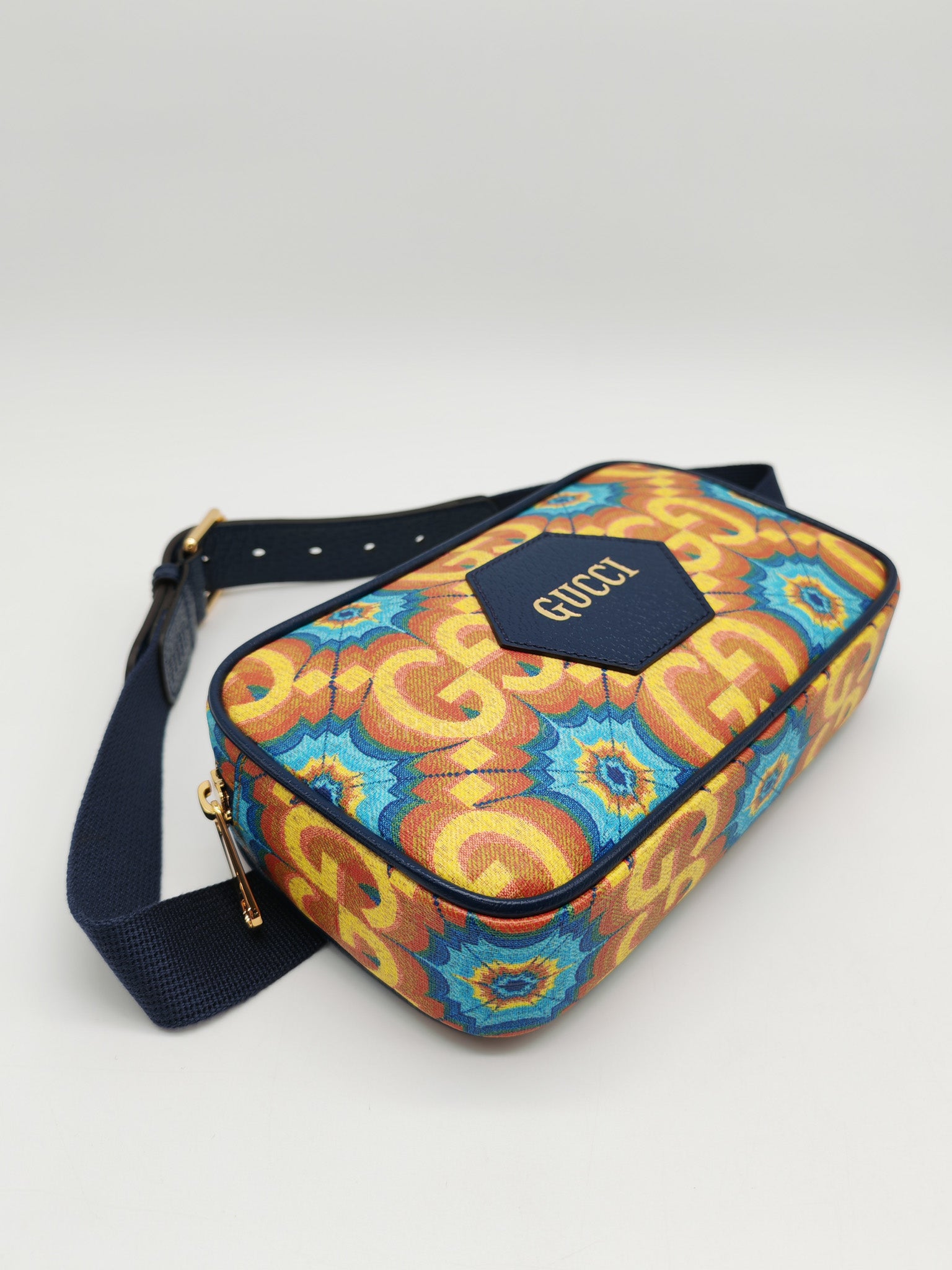 Supreme Kaleidoscope Calfskin Script Logo Belt Bag