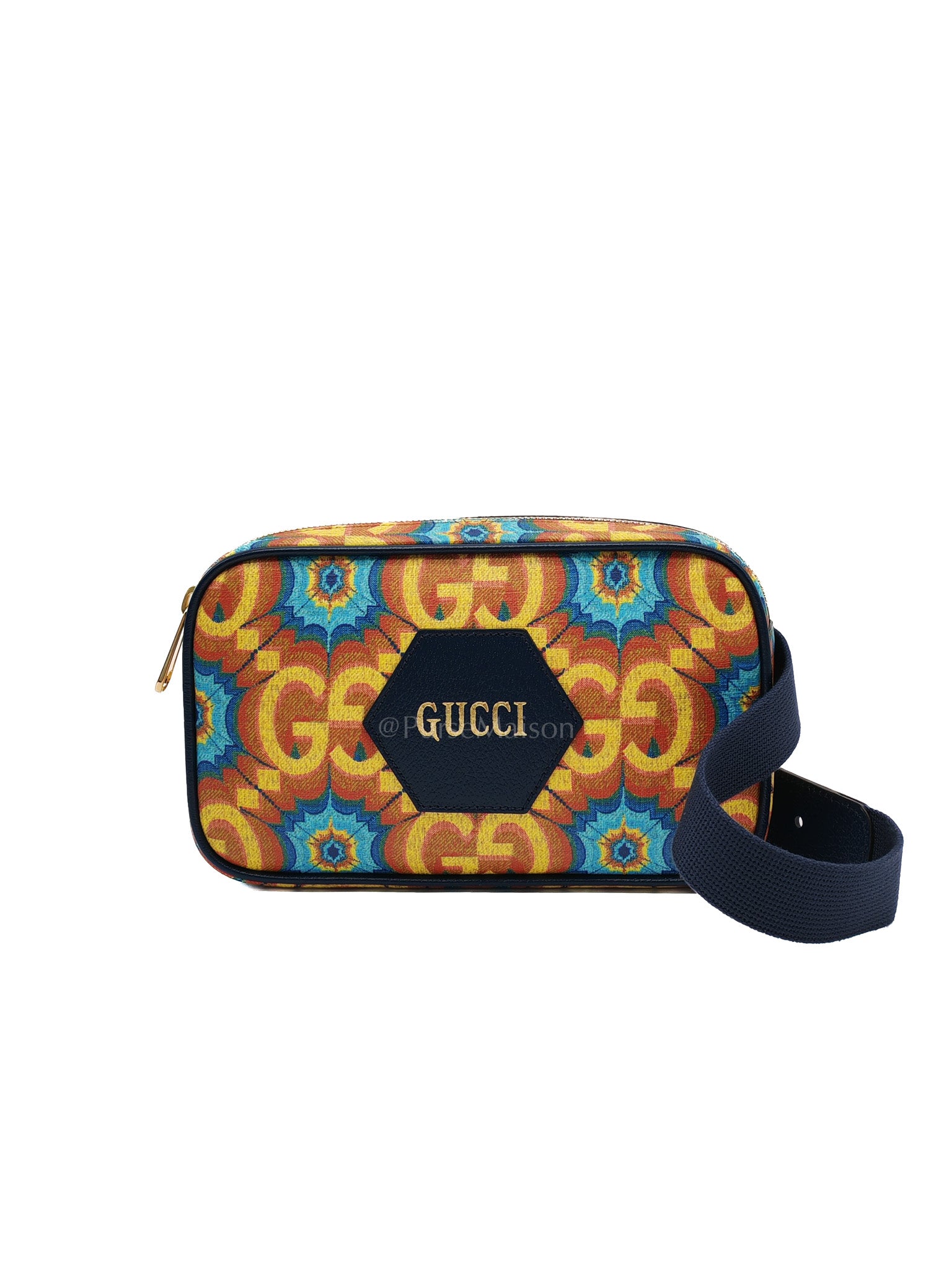 Supreme Kaleidoscope Calfskin Script Logo Belt Bag