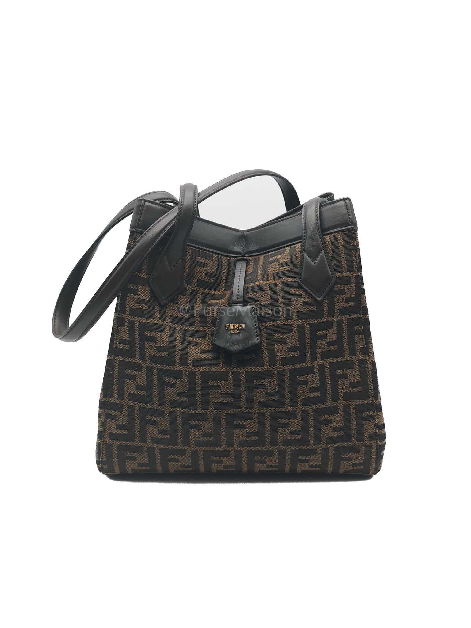 Origami Medium Jacquard Monogram Canvas Tote Bag