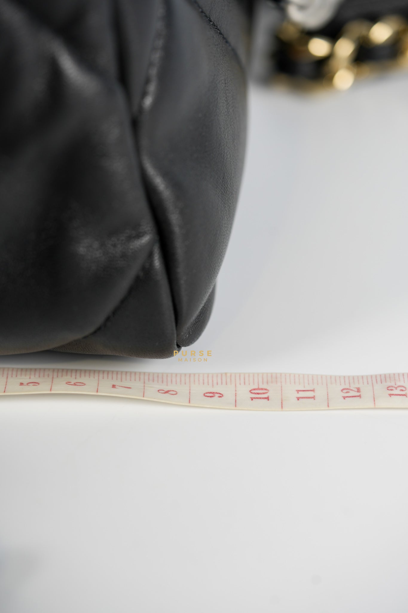 C19 Small in Black Lambskin Leather & Mixed Hardware(microchip) | Purse Maison Luxury Bags Shop