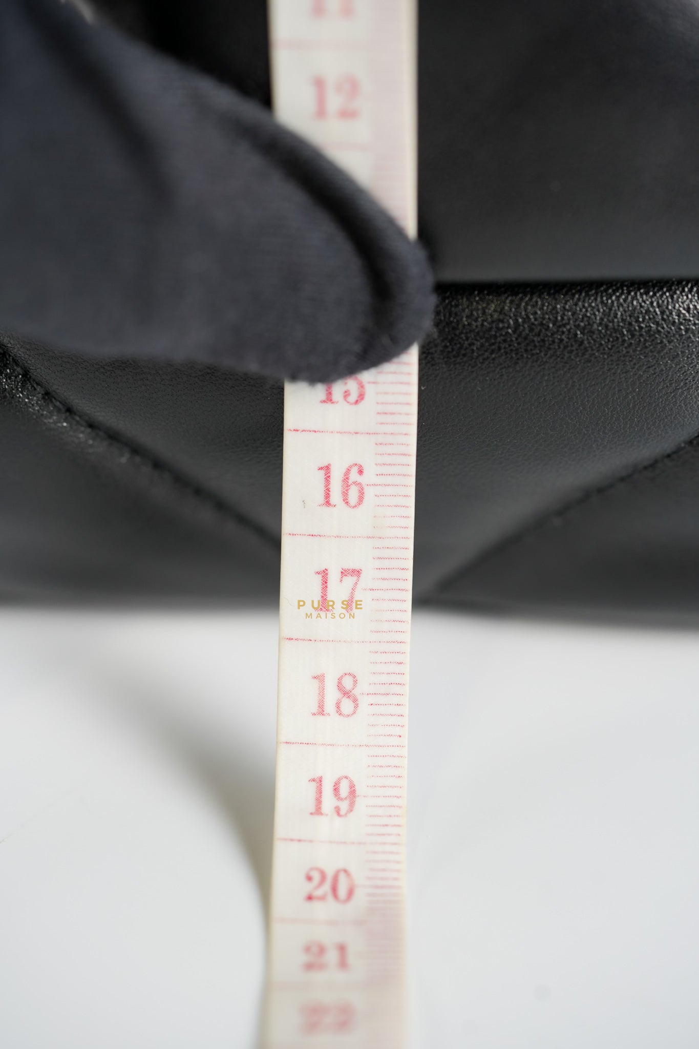 C19 Small in Black Lambskin Leather & Mixed Hardware(microchip) | Purse Maison Luxury Bags Shop