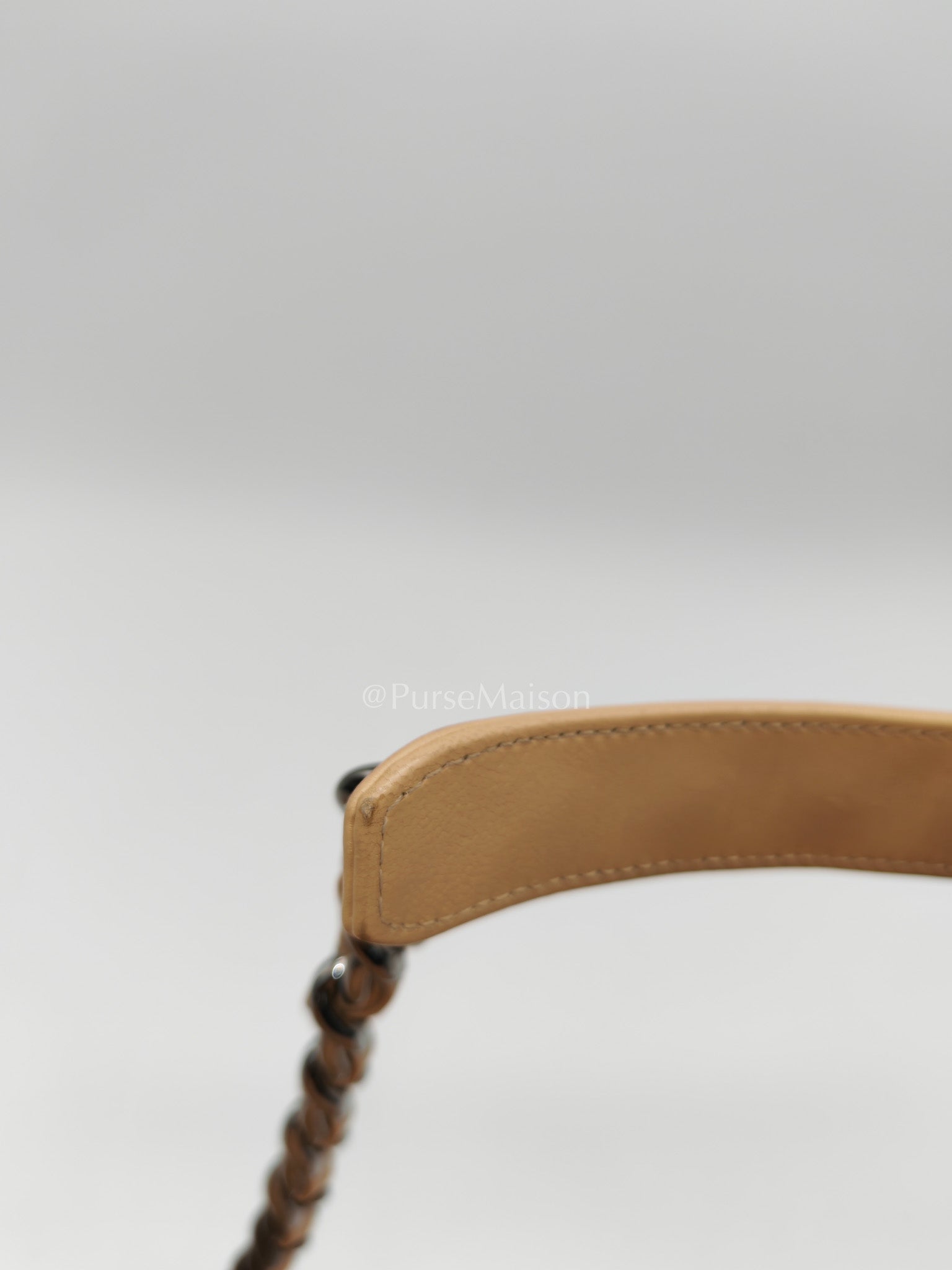 Chanel 19 Small in Beige Quilted Lambskin Leather and Mixed Hardware (Microchip)