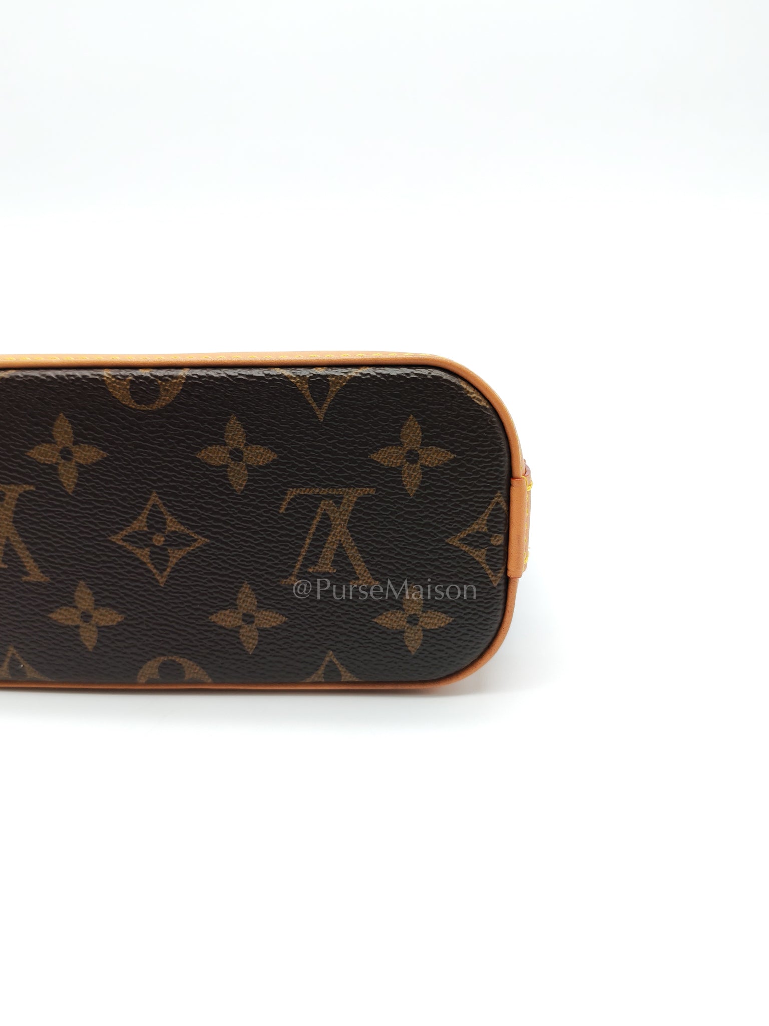 Nano Alma in Monogram Candy Factory Canvas Crossbody Bag (Microchip)