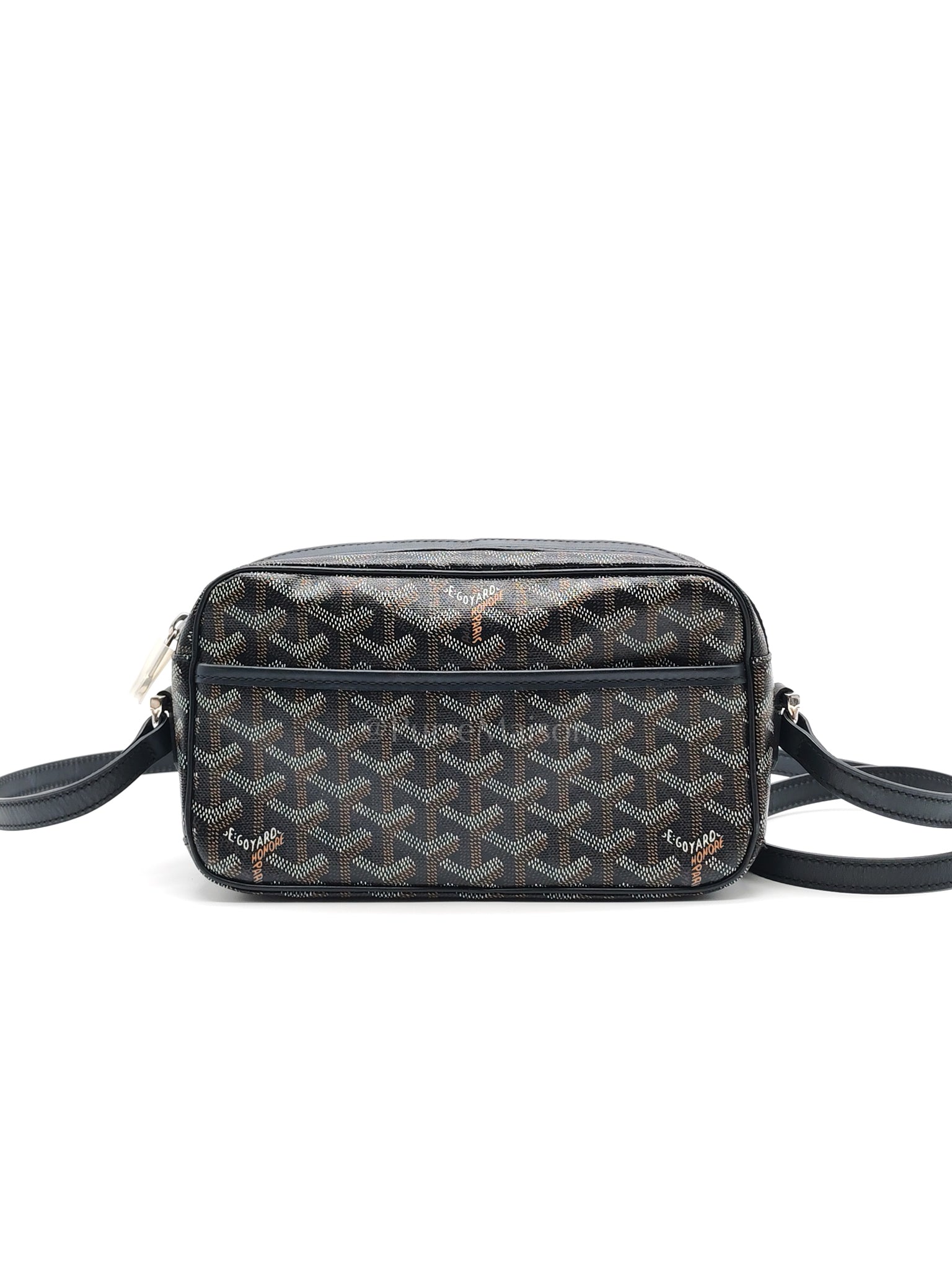 Cap Vert in Black Goyardine Canvas Crossbody Bag