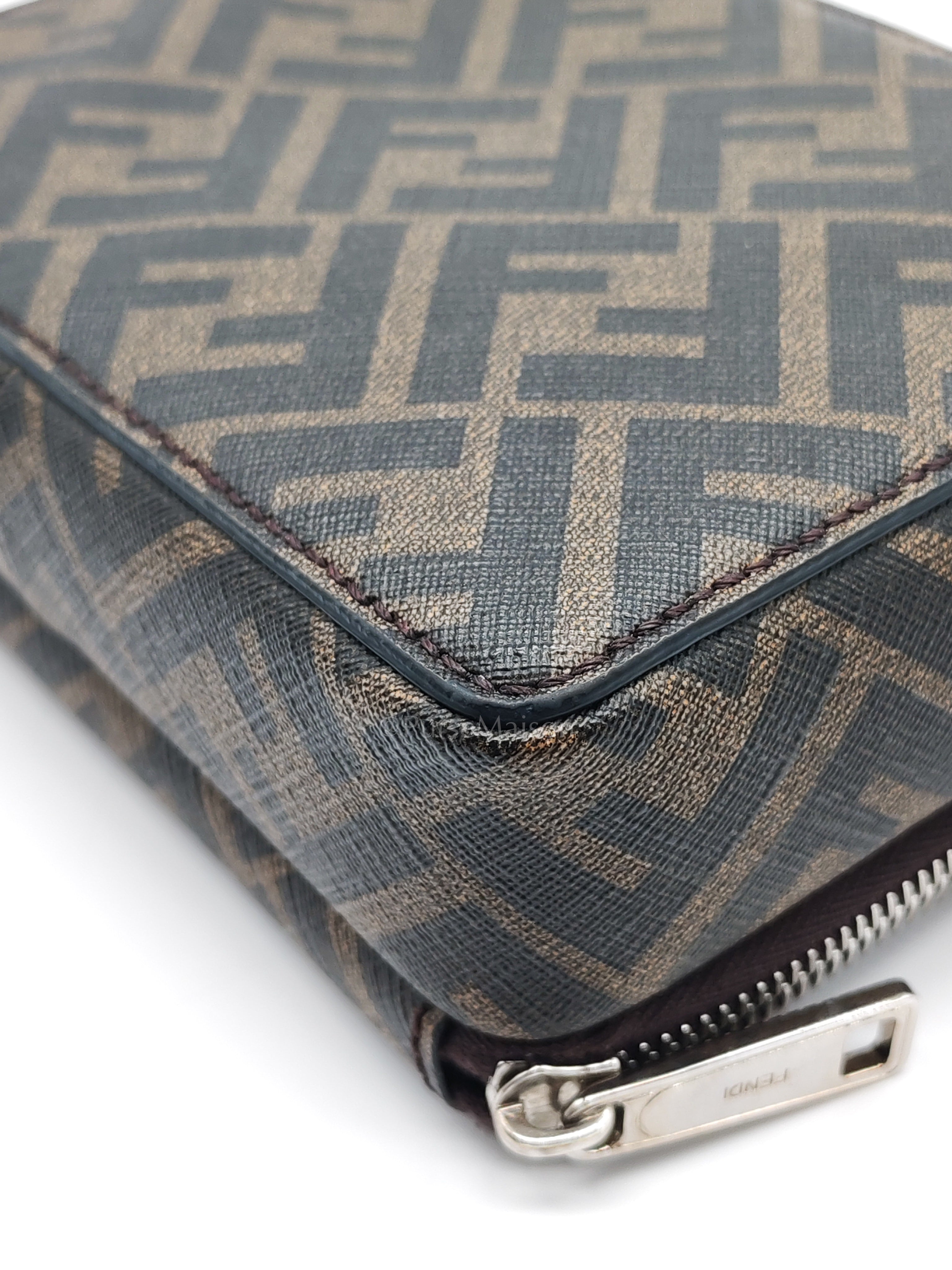 Monogram Camera Case in Woven Canvas Crossbody Bag