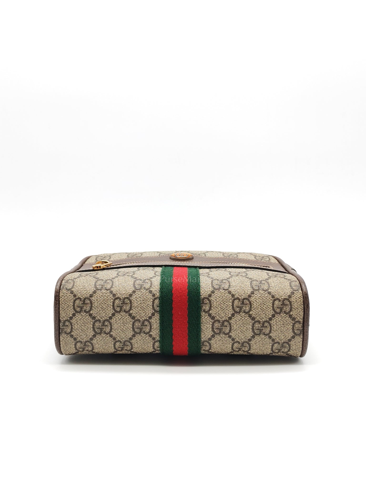 Ophidia Belt Bag Small in GG Coated Canvas
