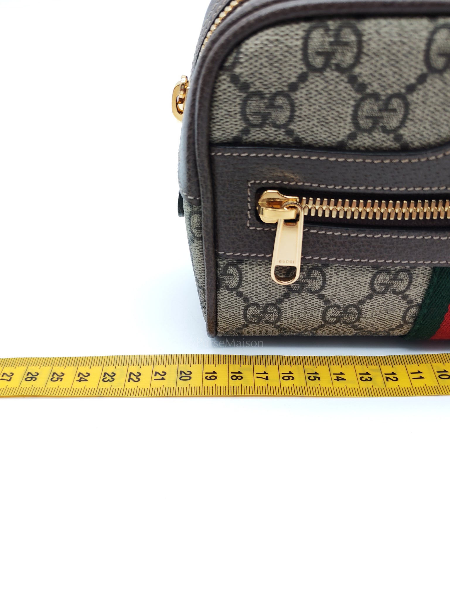 Ophidia Belt Bag Small in GG Coated Canvas