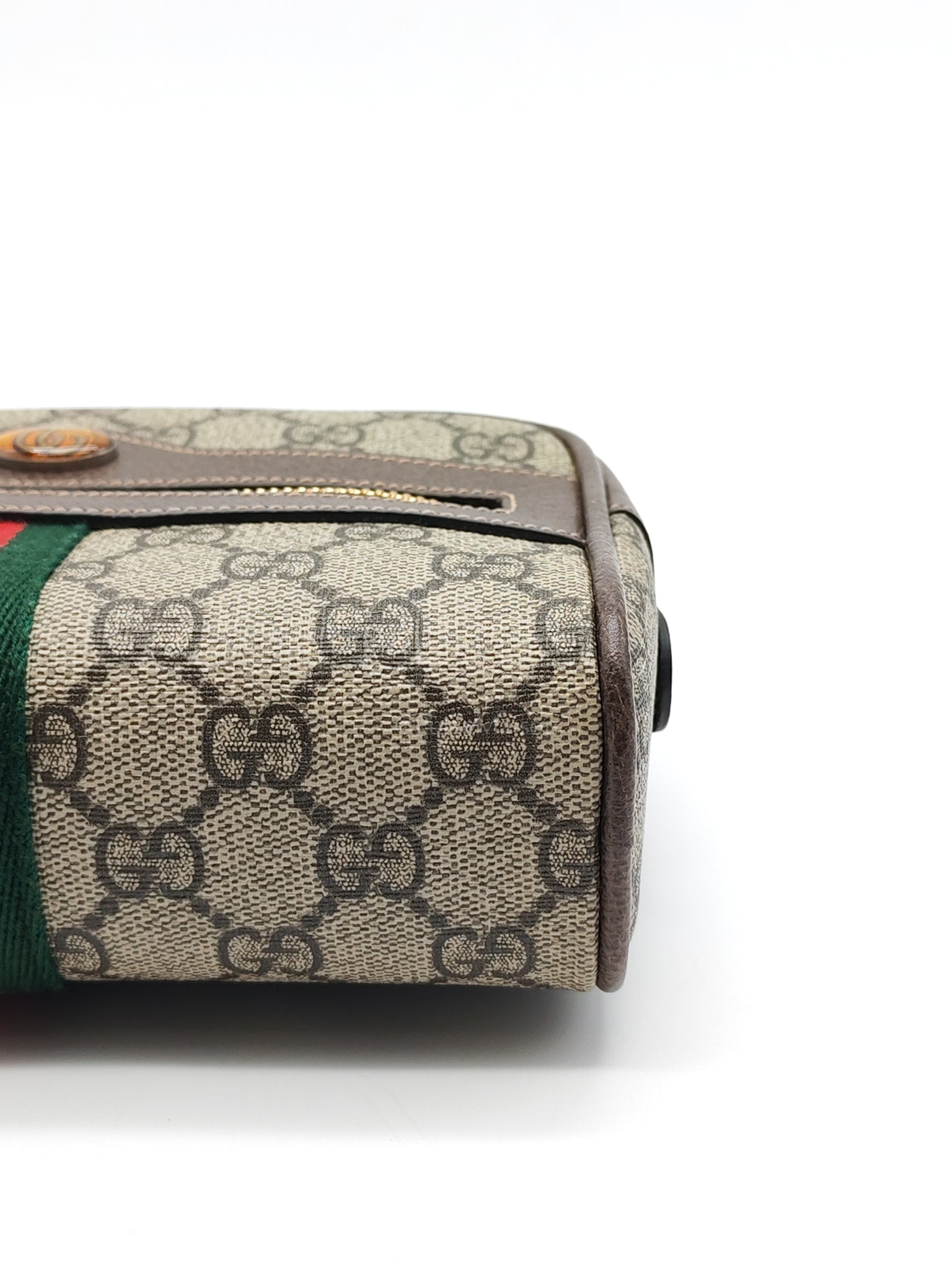 Ophidia Belt Bag Small in GG Coated Canvas
