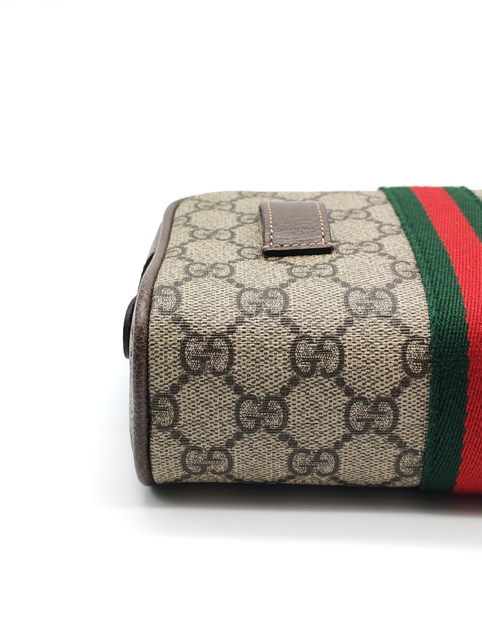 Ophidia Belt Bag Small in GG Coated Canvas