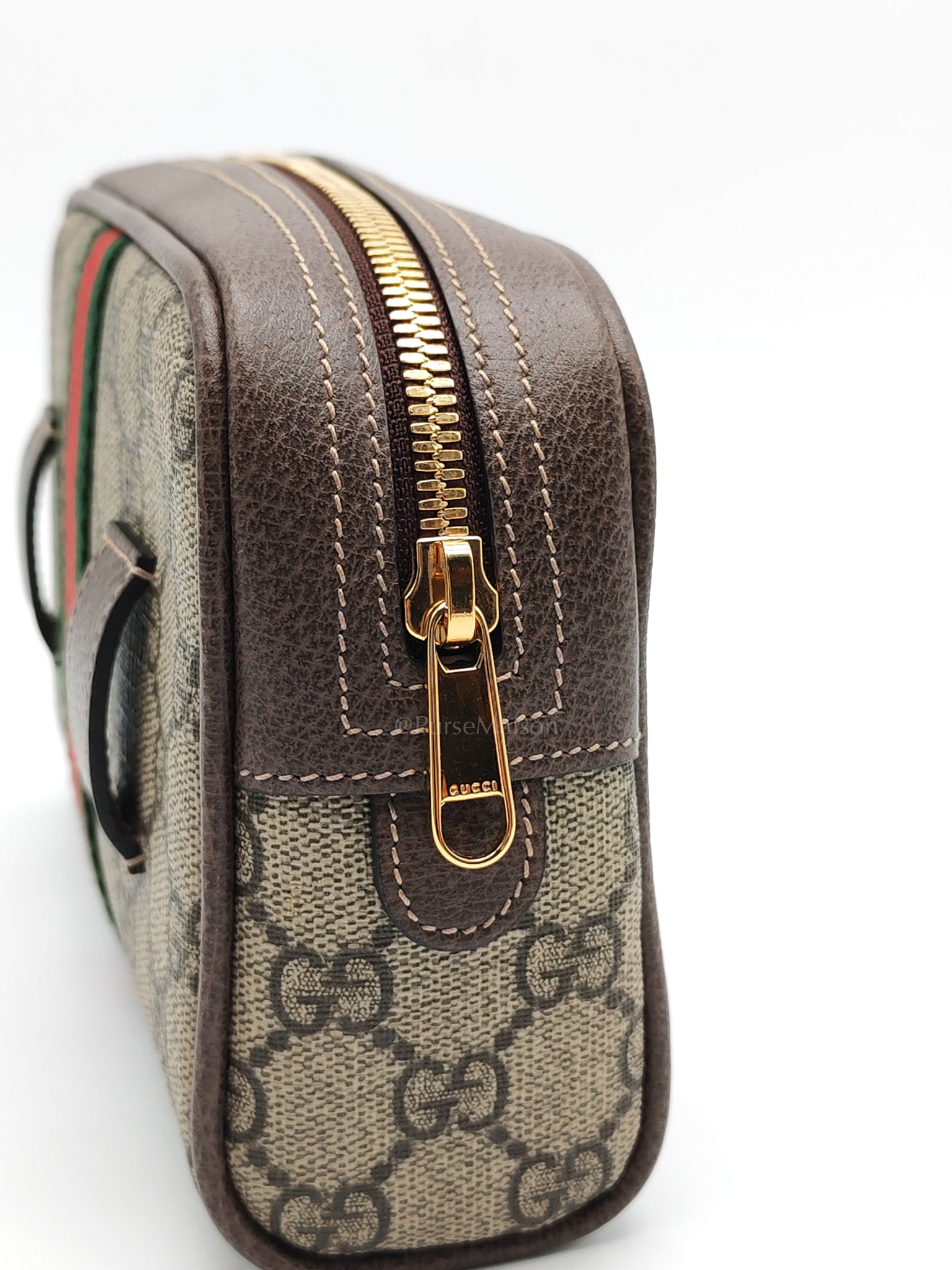 Ophidia Belt Bag Small in GG Coated Canvas