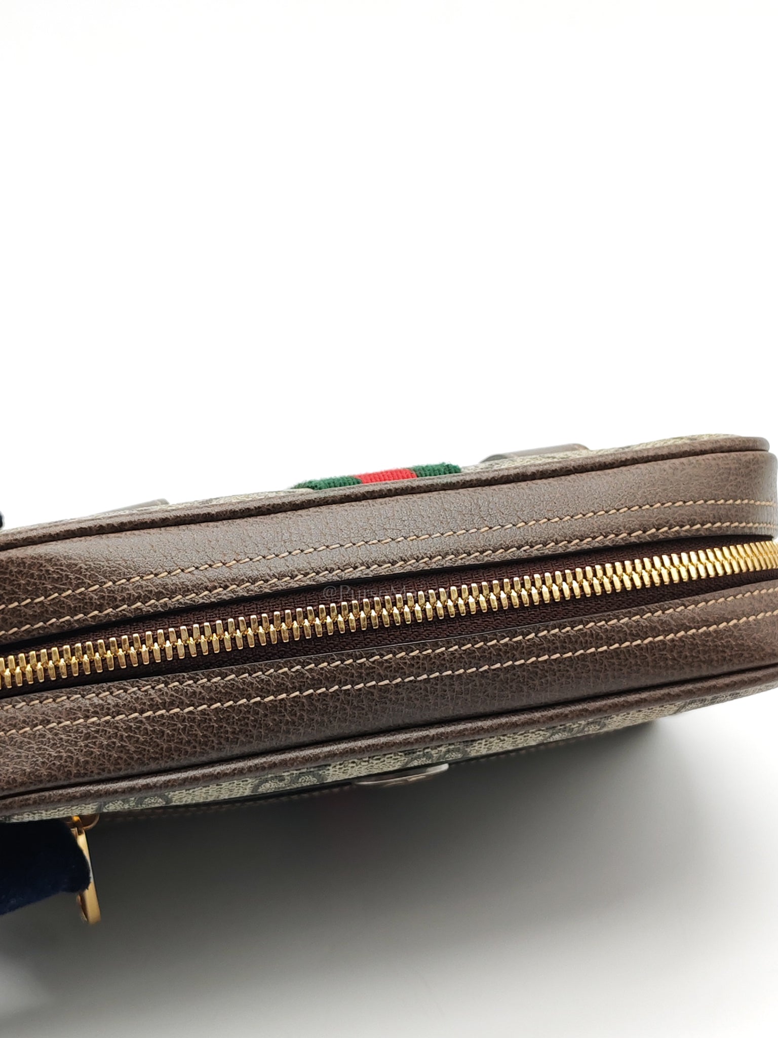 Ophidia Belt Bag Small in GG Coated Canvas