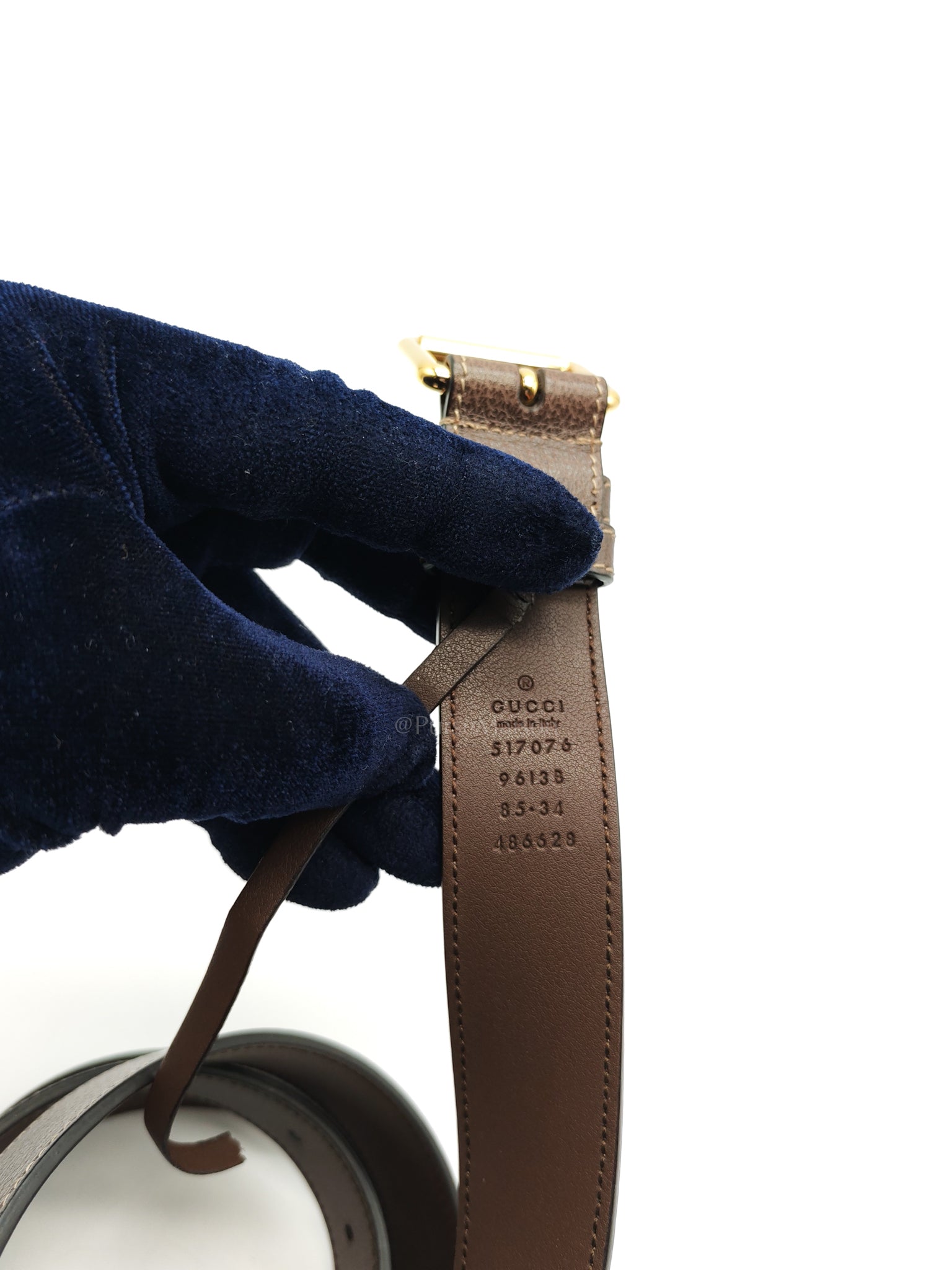 Ophidia Belt Bag Small in GG Coated Canvas