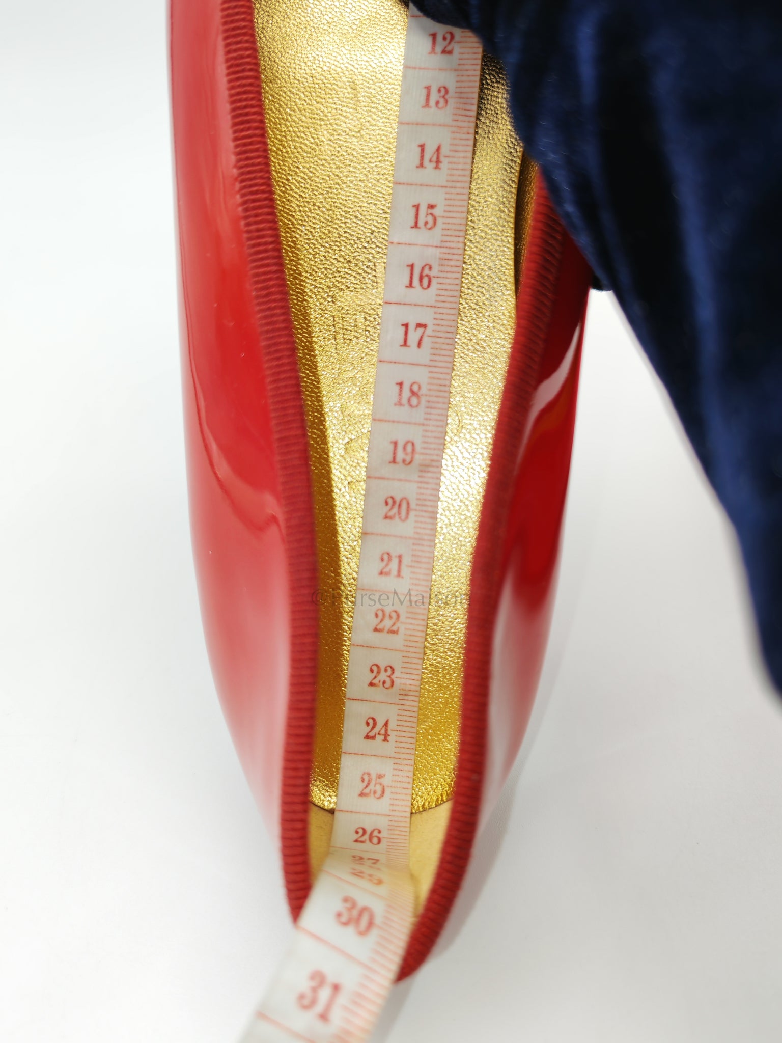 Ballet Flats Red Patent Leather Size 38EU (24cm)