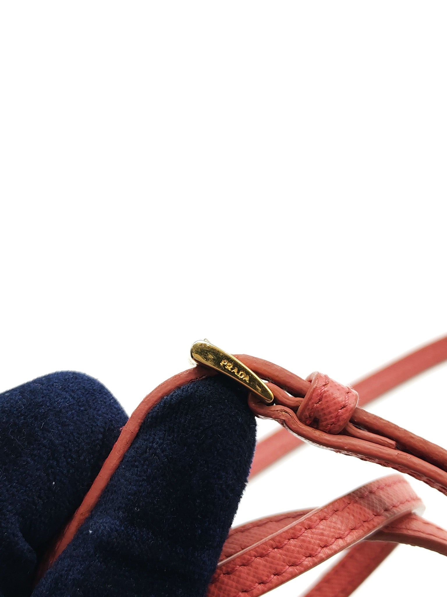 Promenade Mini Bag in Pink Saffiano Lux Leather & Gold Hardware