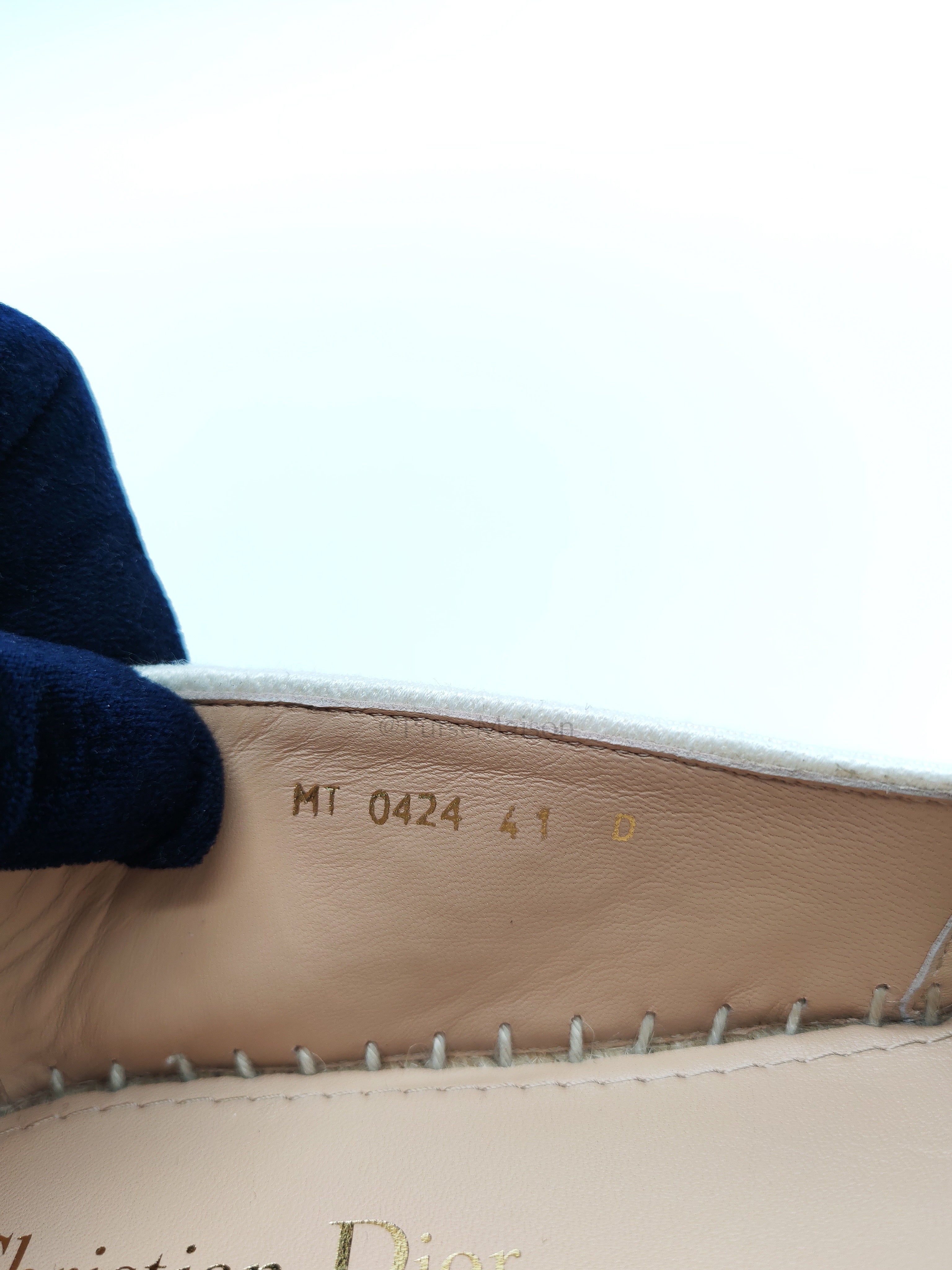 Granville Aquamarina Espadrille Shoes Size 41EU (26cm)