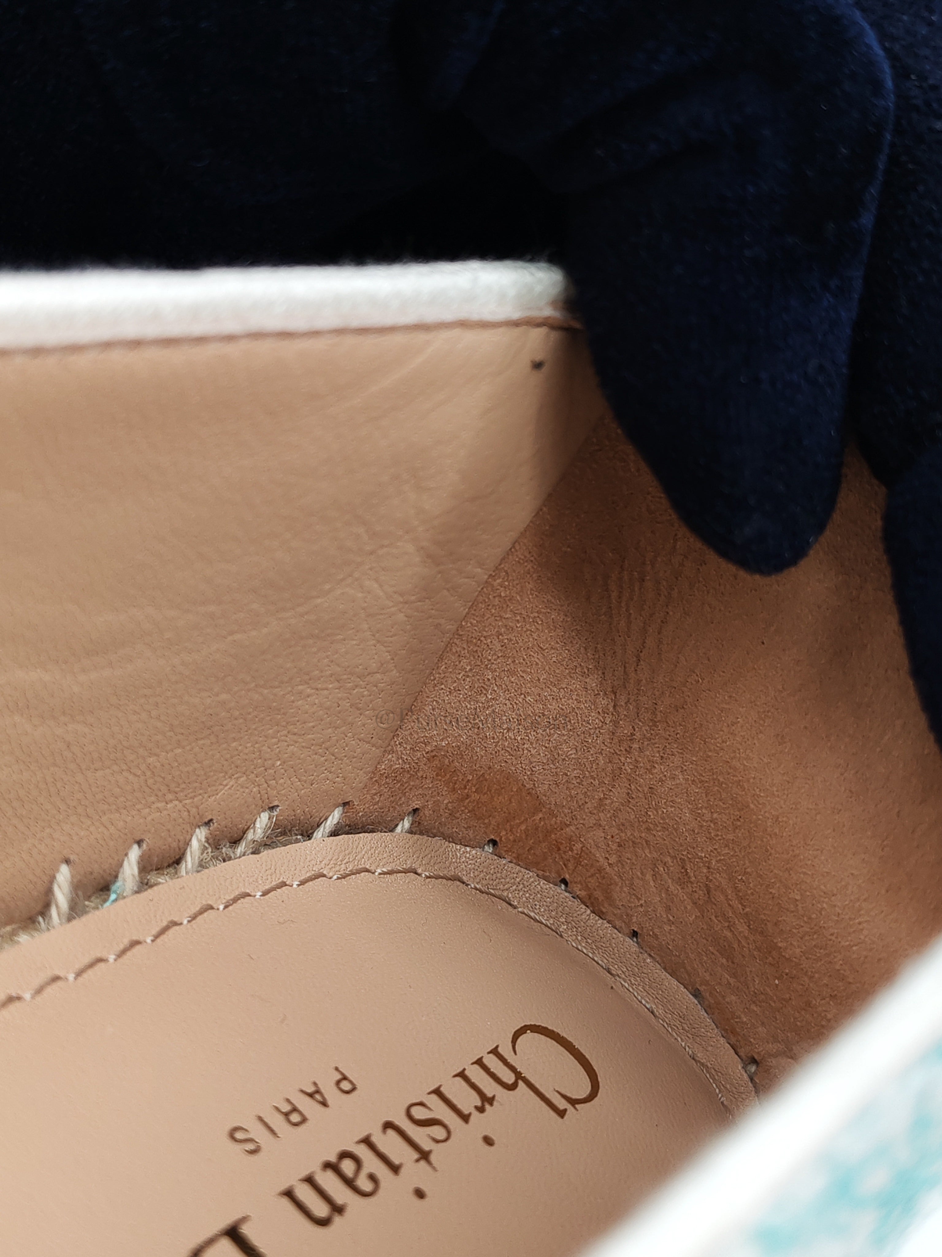 Granville Aquamarina Espadrille Shoes Size 41EU (26cm)