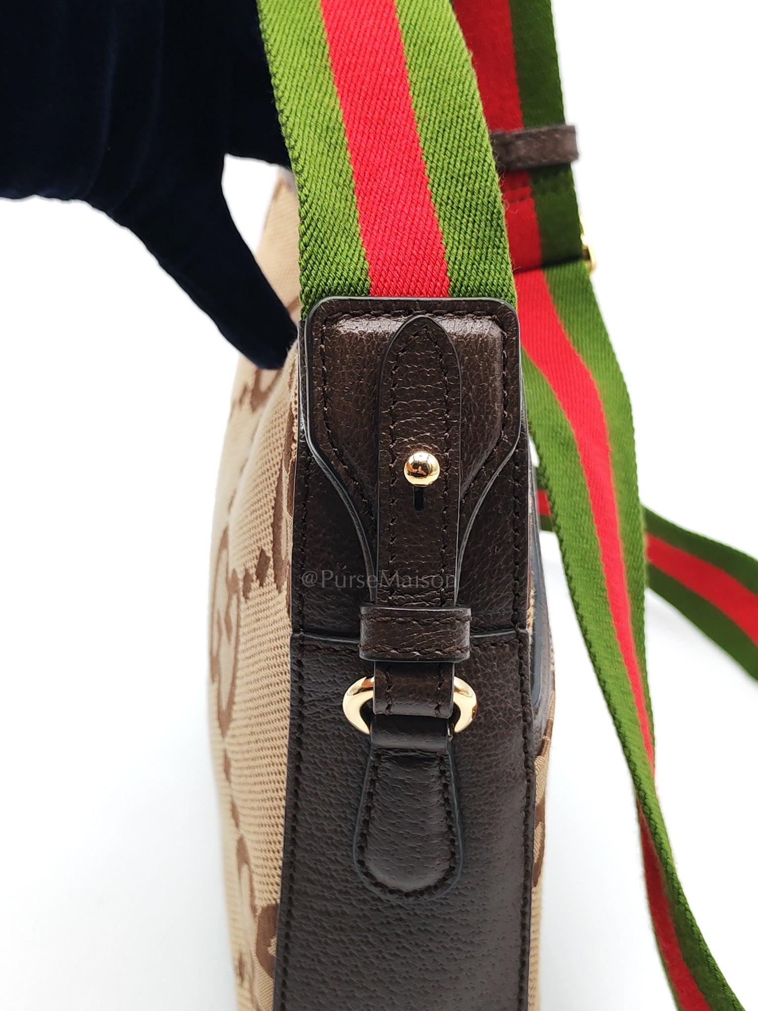 Jumbo Logo Messenger Crossbody Bag