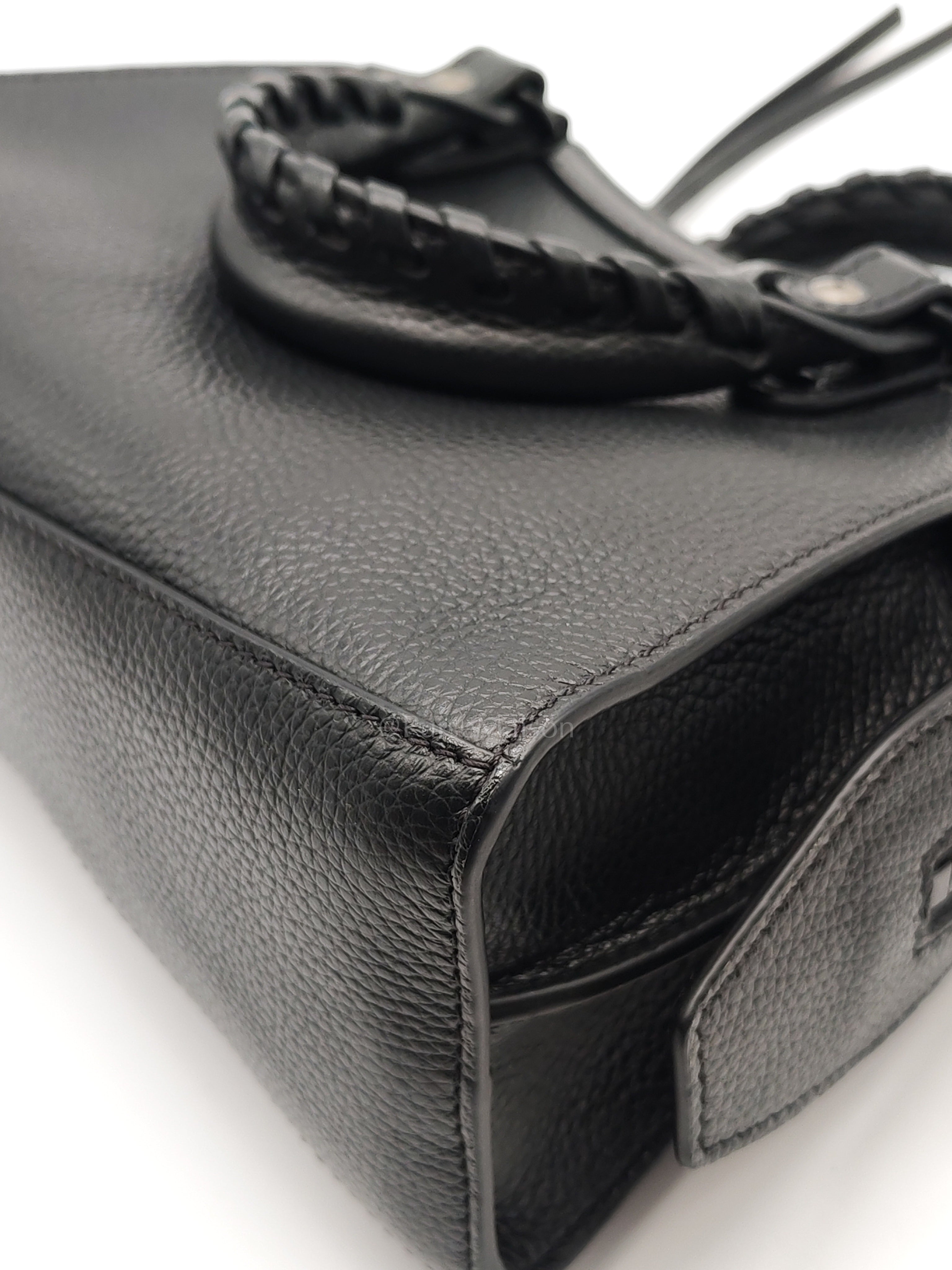 Neo Classic City Bag Mini in Black Grained Calfskin Leather