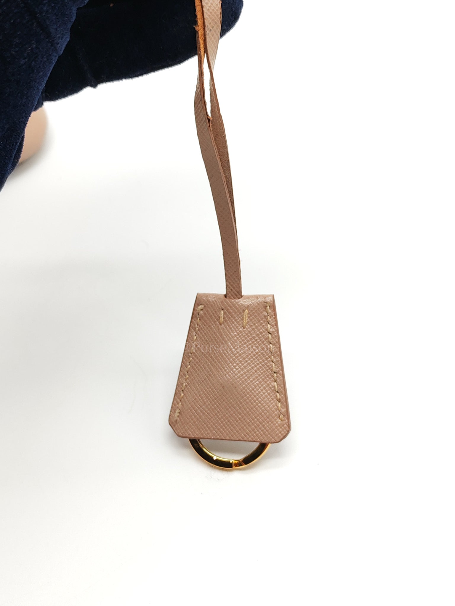 Promenade Bag Medium in Beige Saffiano Lux Leather