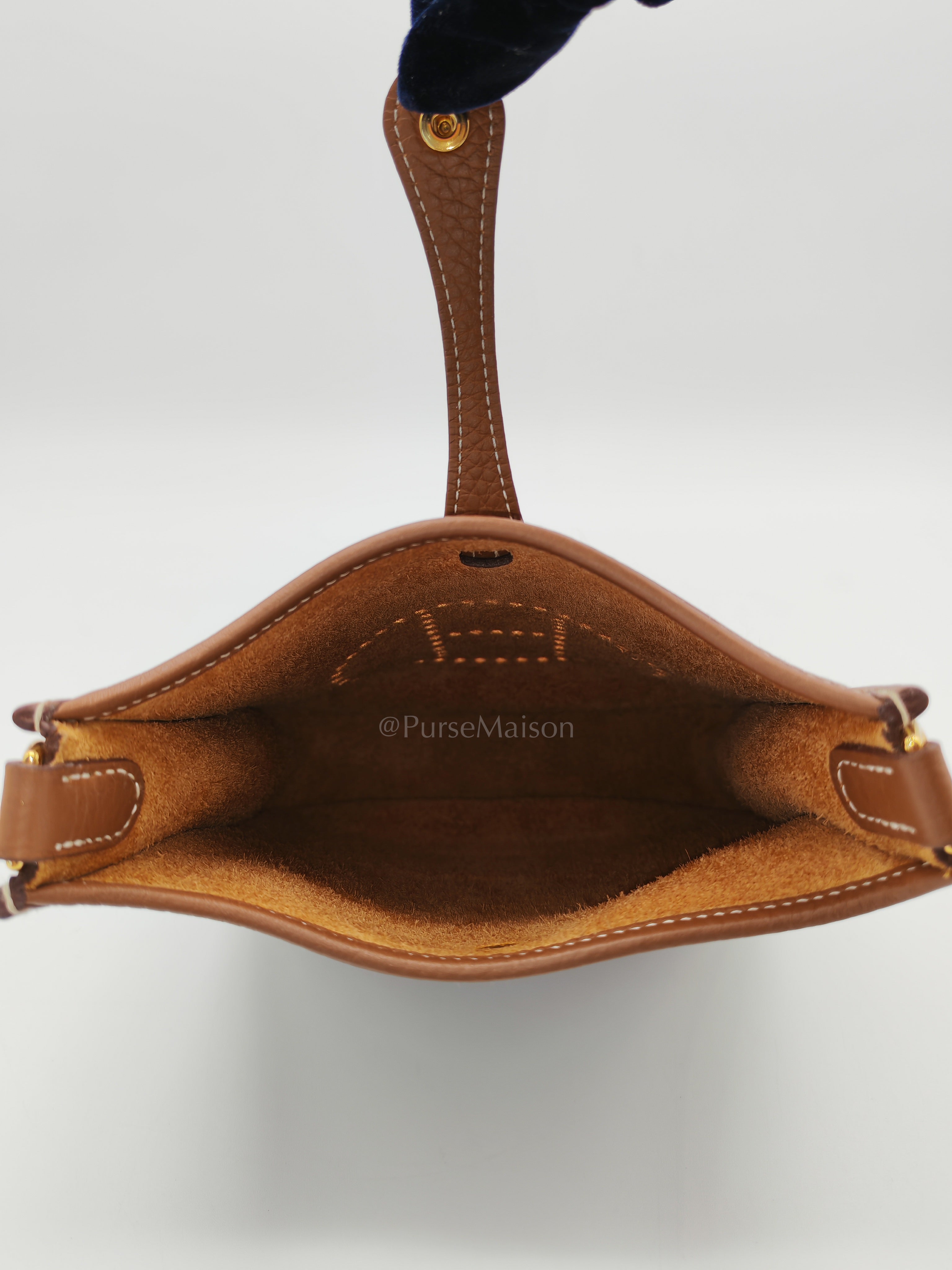 Evelyne TPM Gold Clemence Leather in Gold Hardware Stamp W(2024)