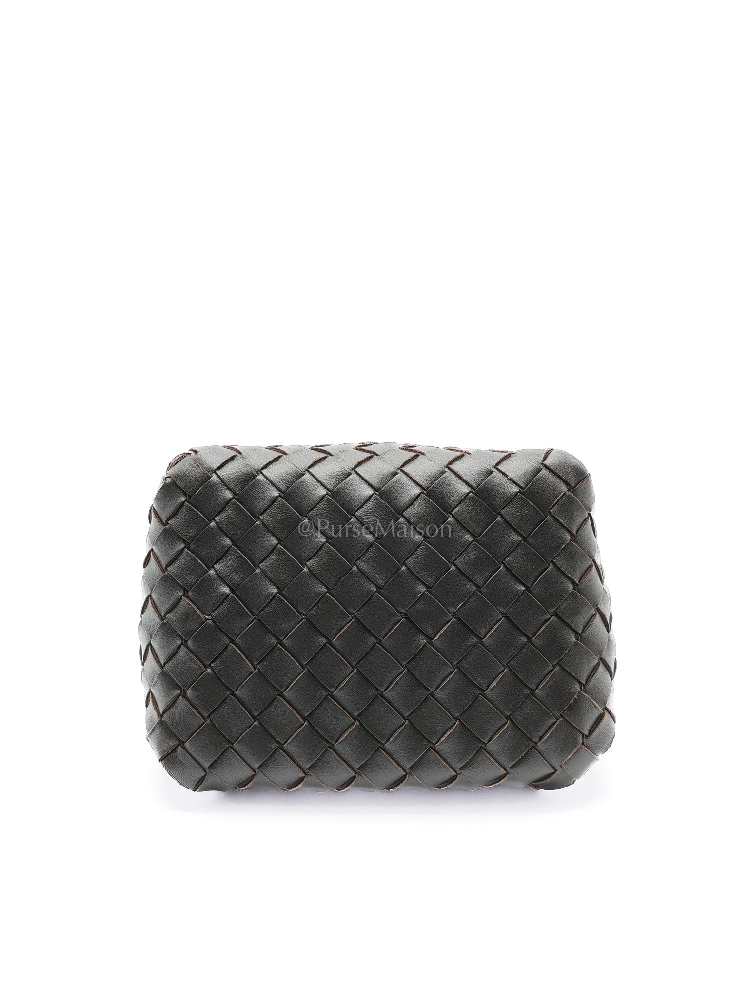 Parachute Small in Fondant Intrecciato Leather Chain Bag