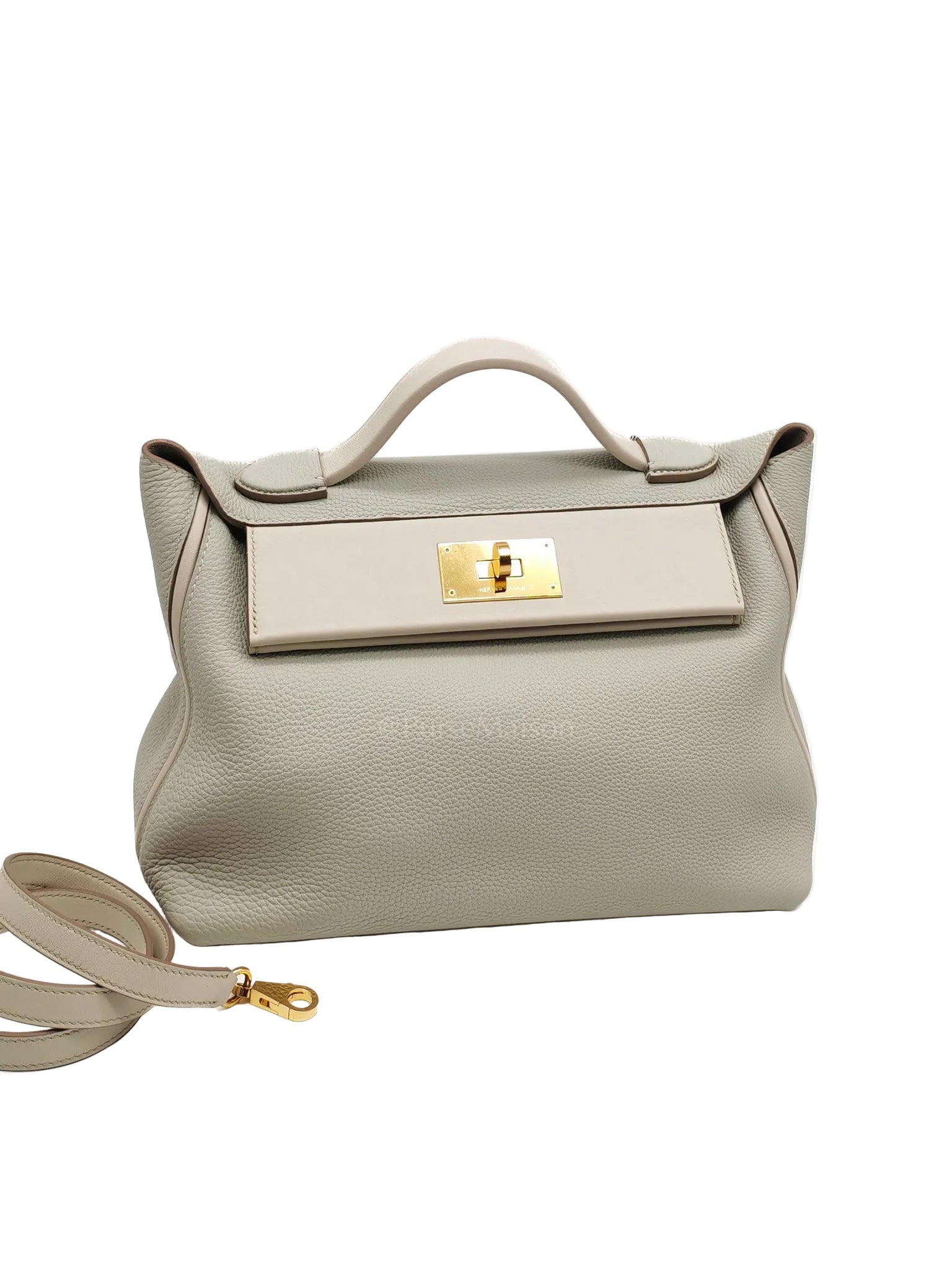 24/24 29 Bag in Beton Togo Leather & Gold Hardware Stamp Y (2020)