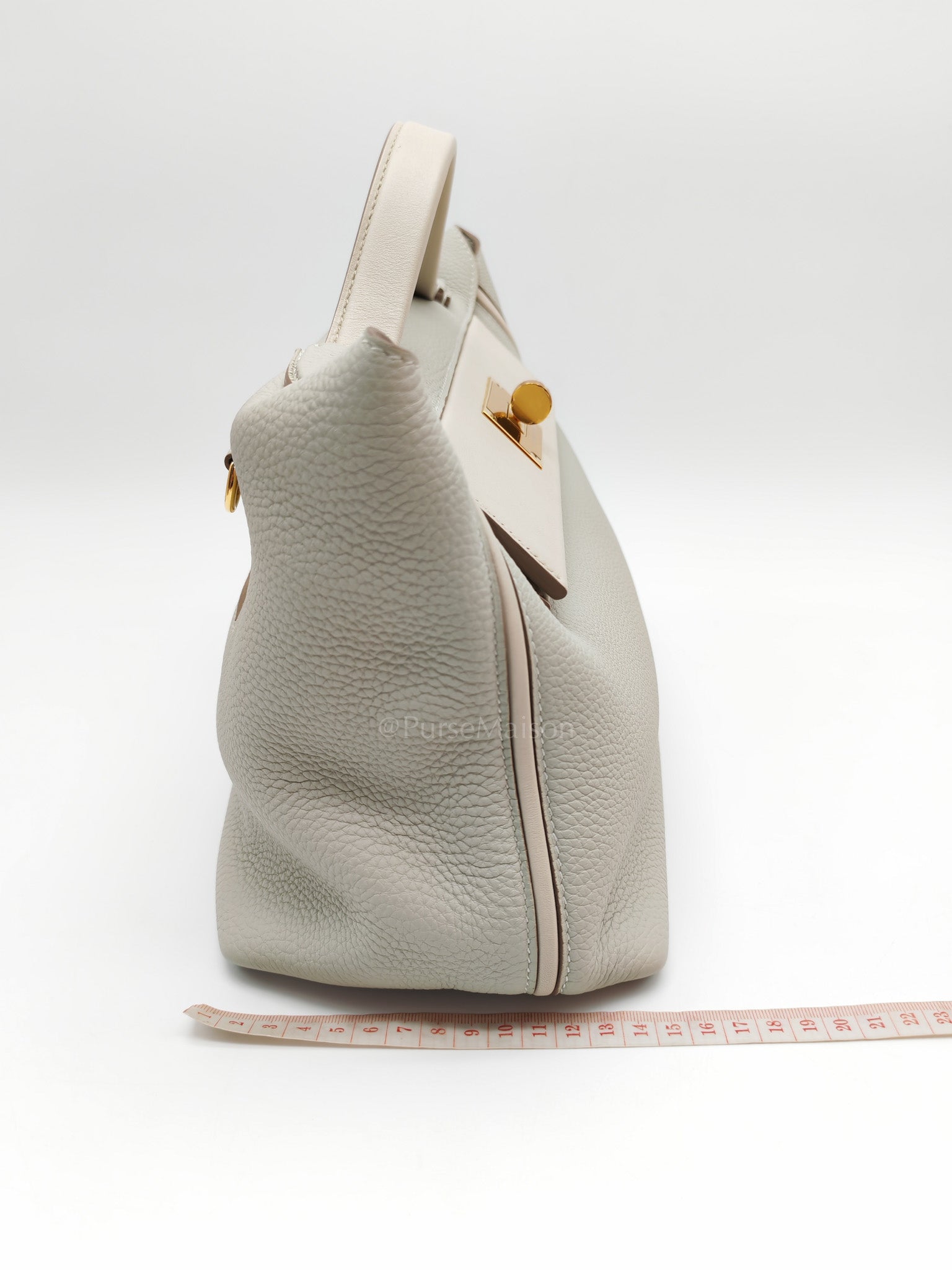 24/24 29 Bag in Beton Togo Leather & Gold Hardware Stamp Y (2020)