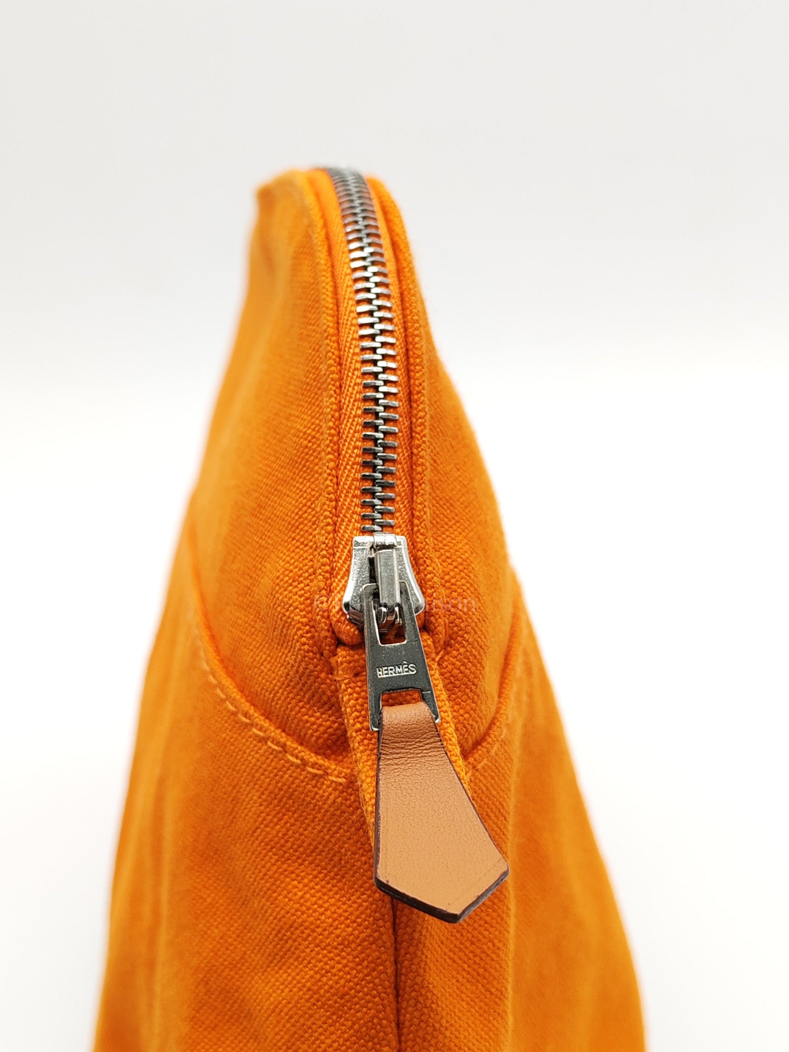 Mini Bolide Travel Cosmetic Pouch Canvas Palladium Hardware