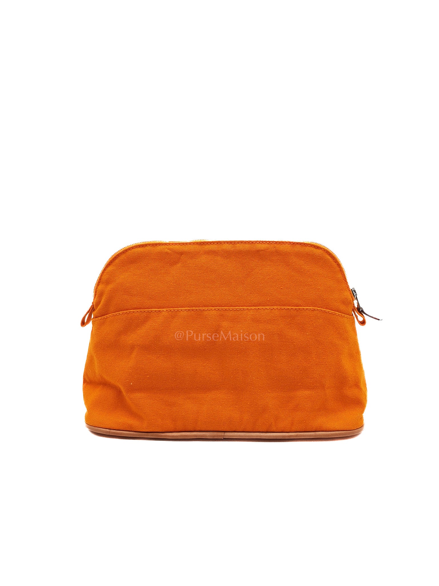Mini Bolide Travel Cosmetic Pouch Canvas Palladium Hardware
