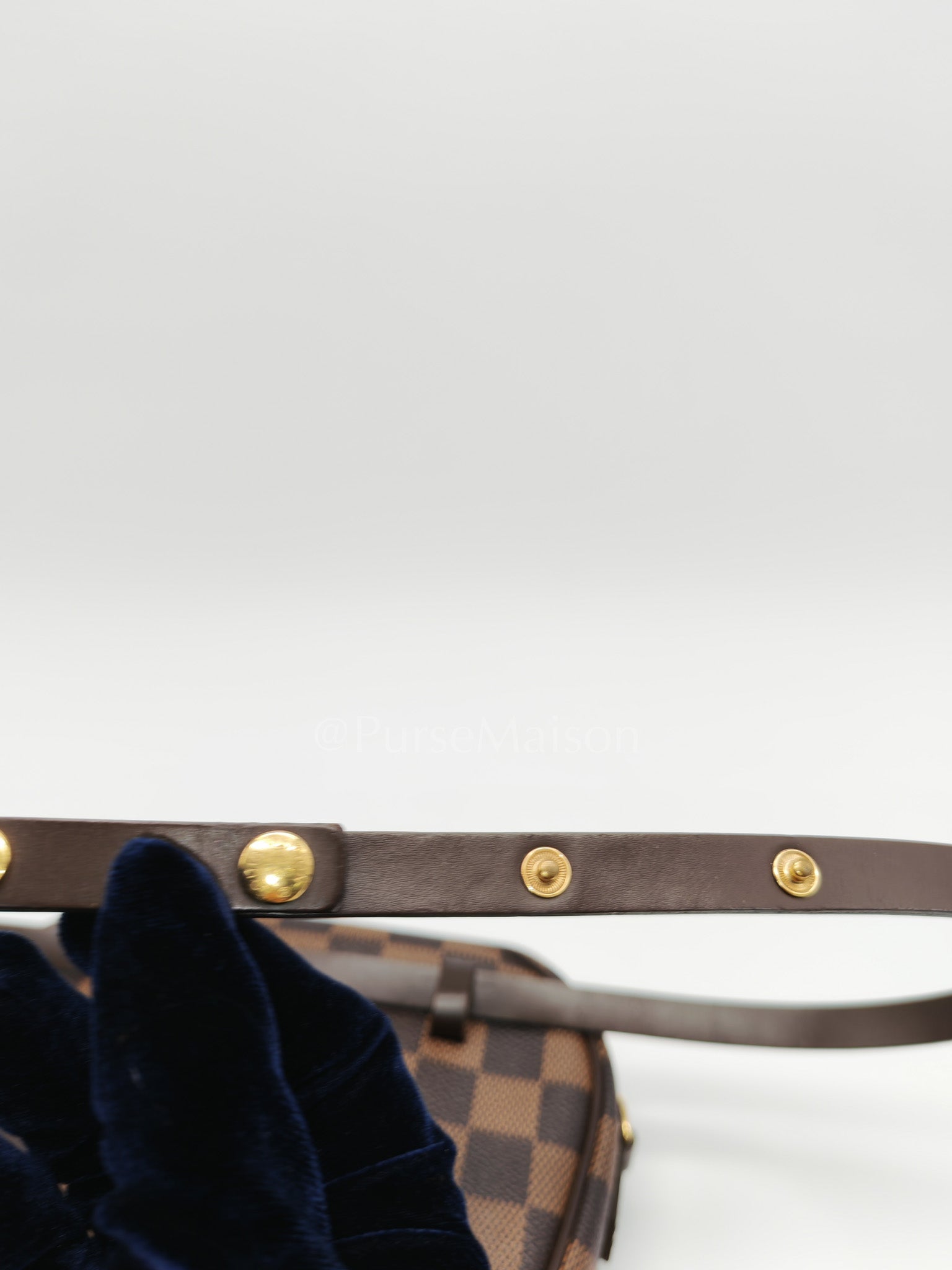 Pochette Ipanema in Damier Ebene Canvas and Gold Hardware (Datecode: FL0063)