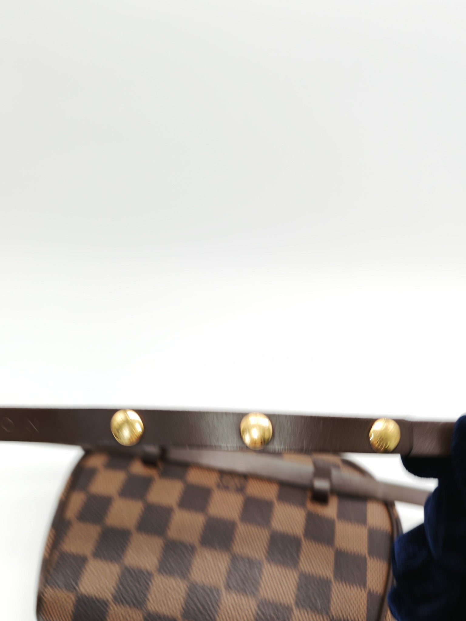 Pochette Ipanema in Damier Ebene Canvas and Gold Hardware (Datecode: FL0063)