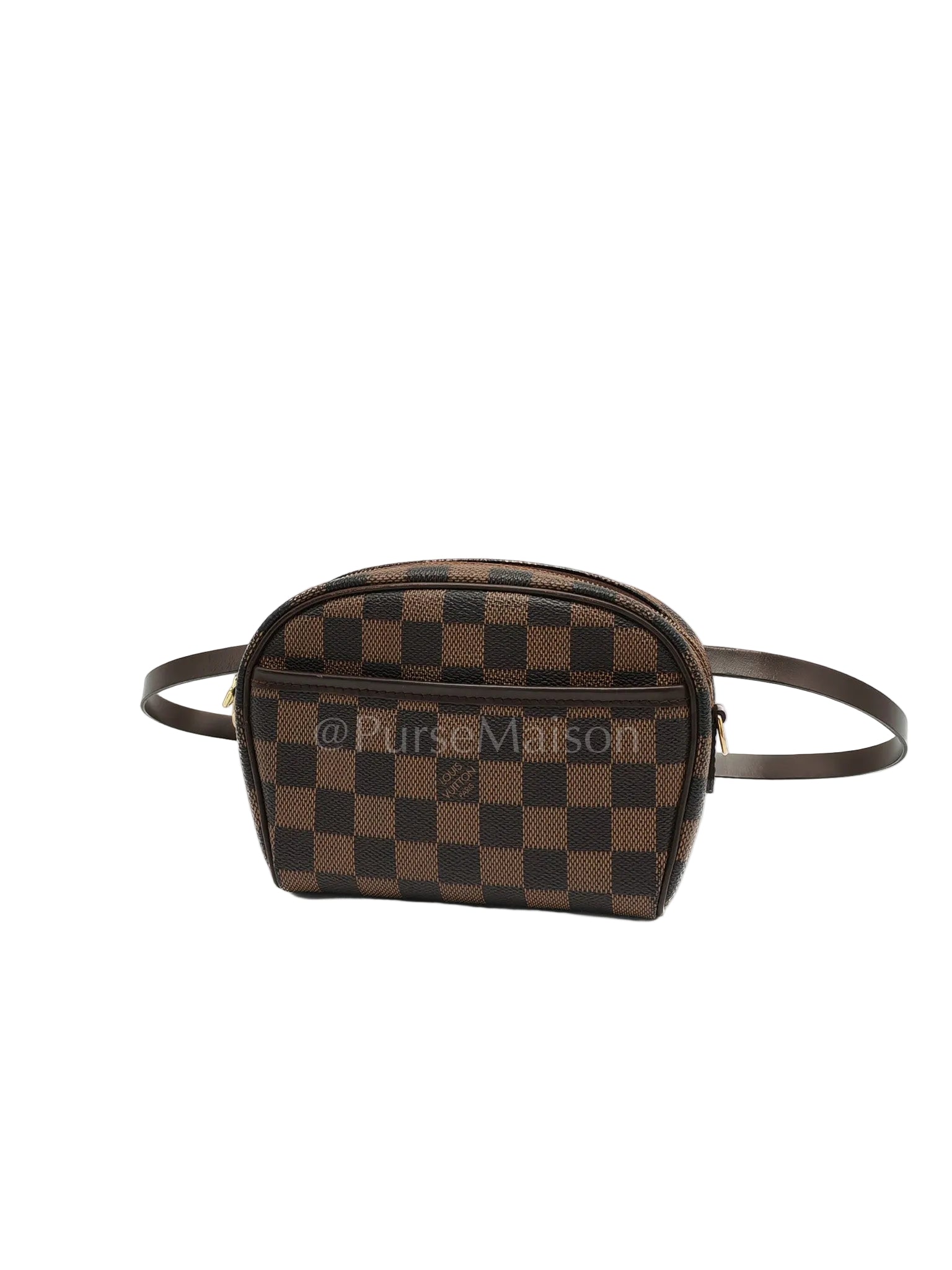 Pochette Ipanema in Damier Ebene Canvas and Gold Hardware (Datecode: FL0063)