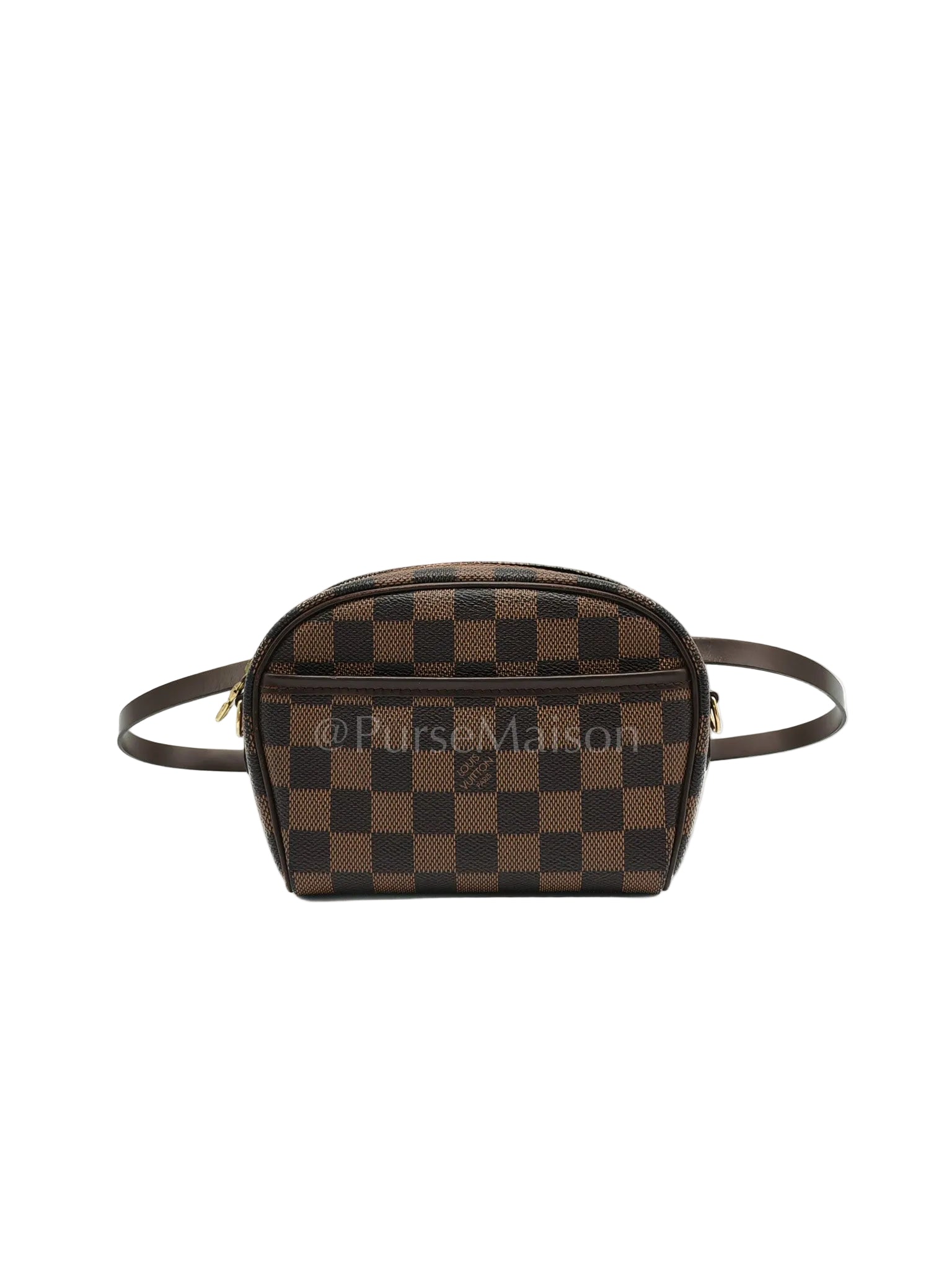 Pochette Ipanema in Damier Ebene Canvas and Gold Hardware (Datecode: FL0063)