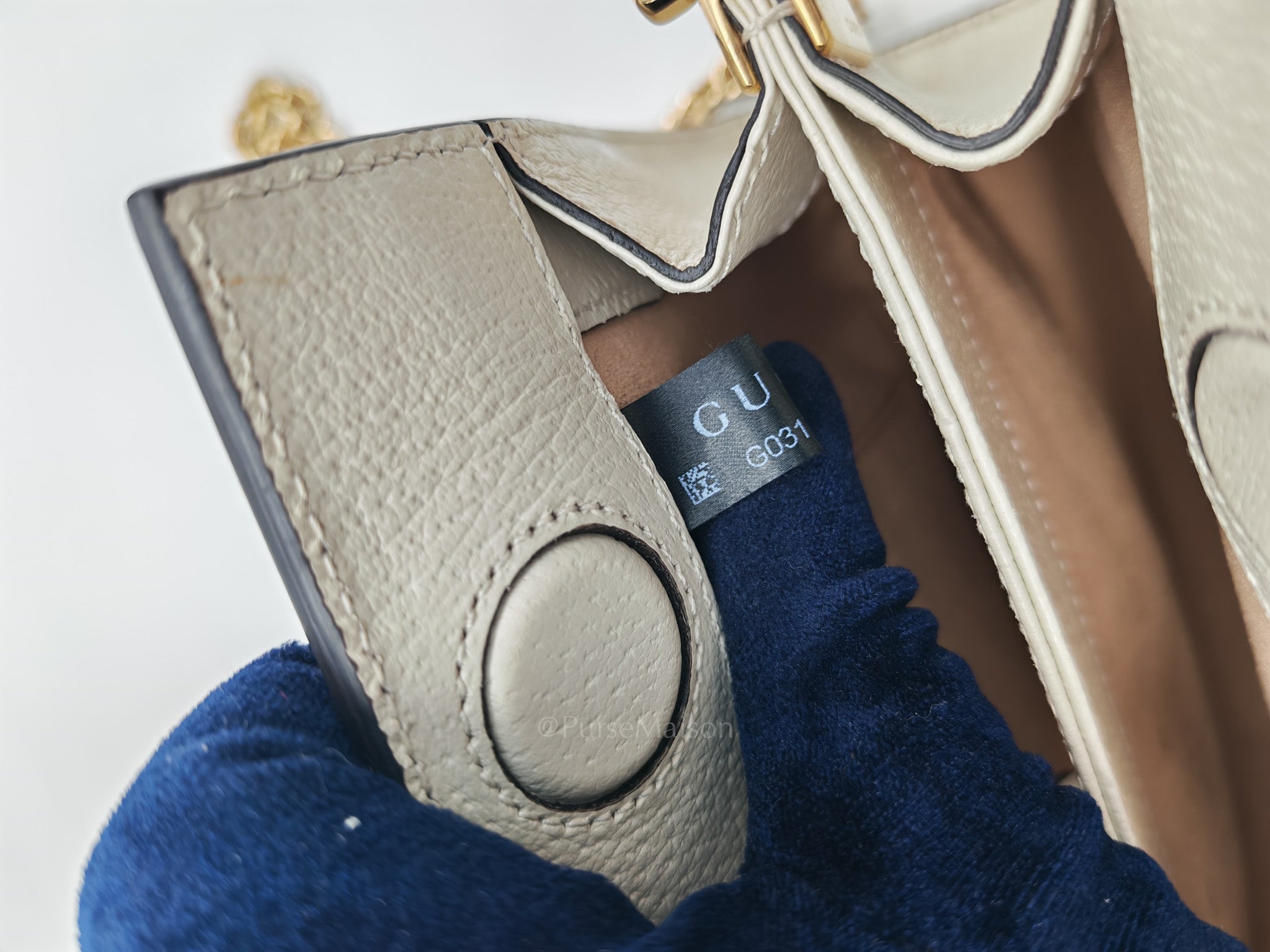 Ophidia Chain Shoulder Bag in GG Flora Coated Canvas & Gold Hardware