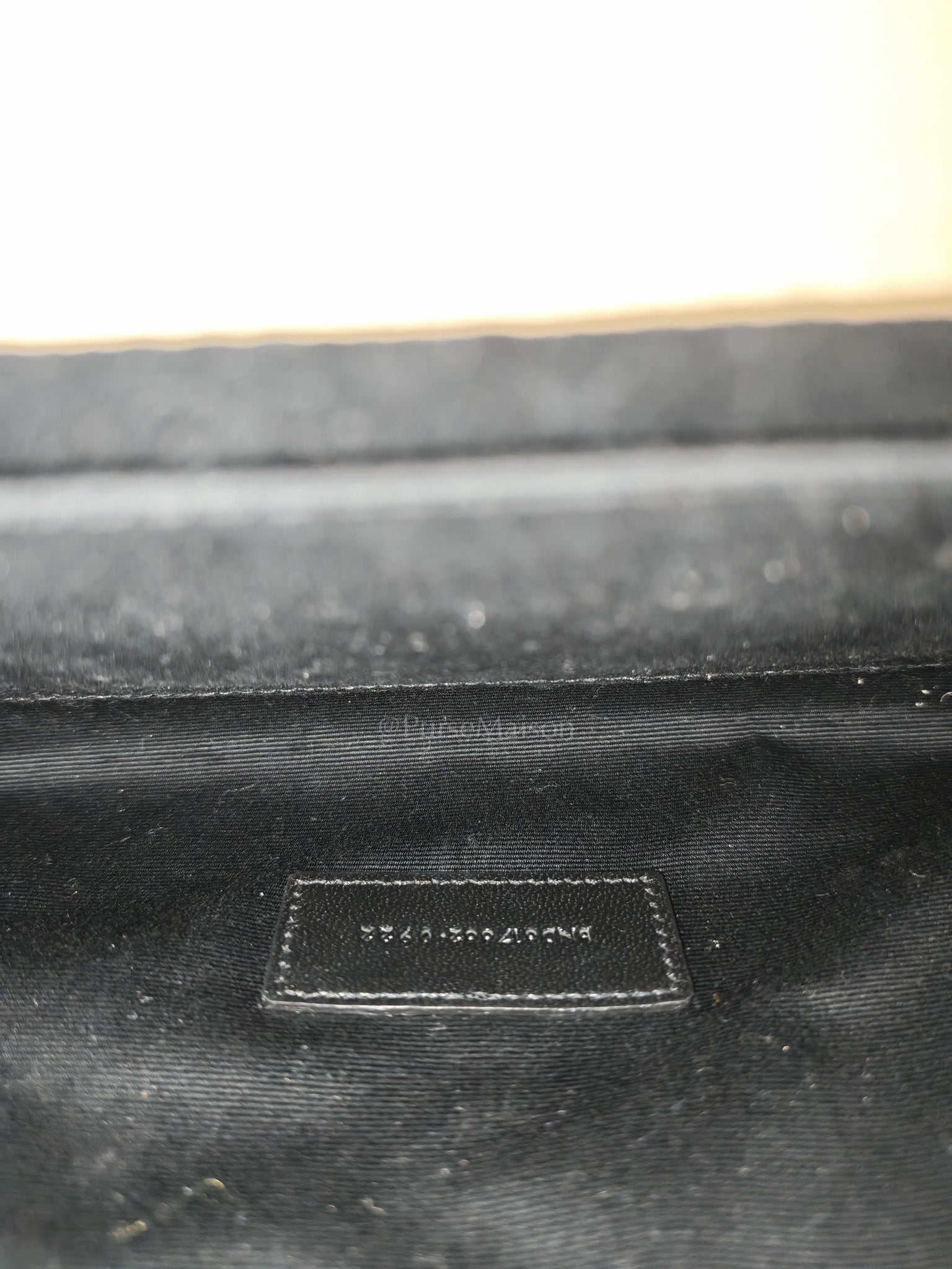Envelope Clutch Bag in Beige Grain De Poudre Leather & Gold Hardware